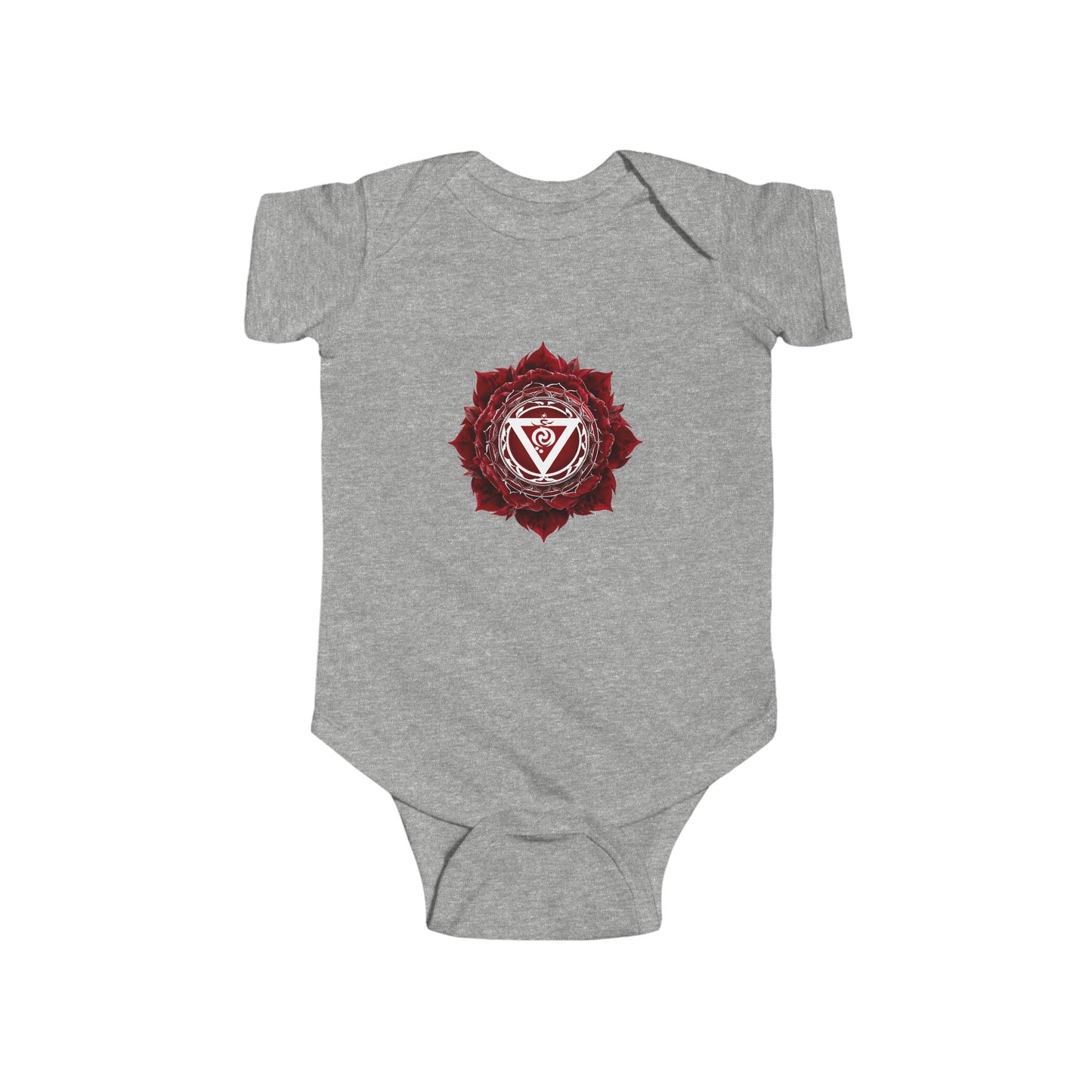 Chakra Infant Bodysuit, Baby Onesie, Newborn Romper, Spiritual Baby Gift, Yoga Baby Clothes, Meditation Onesie