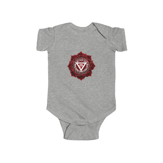Chakra Infant Bodysuit, Baby Onesie, Newborn Romper, Spiritual Baby Gift, Yoga Baby Clothes, Meditation Onesie