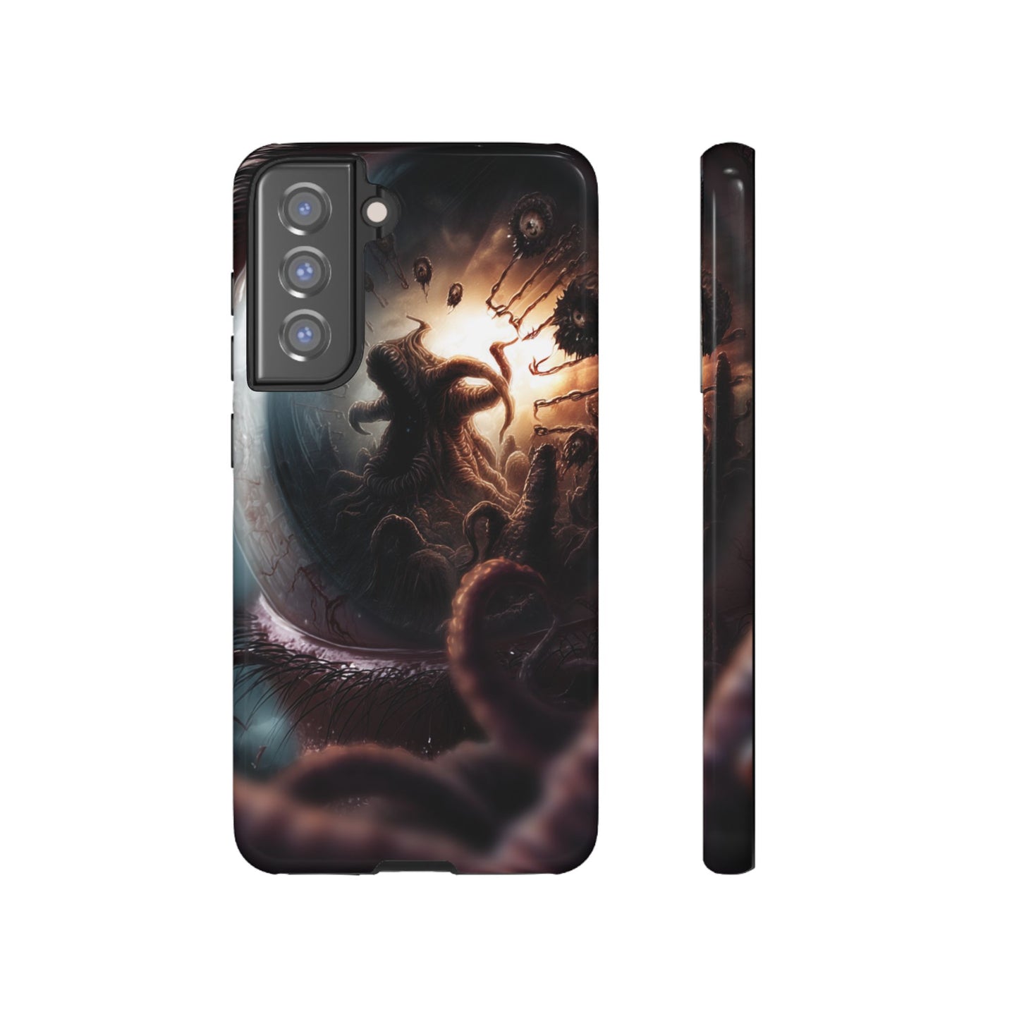 Phone Case: Cosmic Horror Design, Tough Phone Case, Unique Tech Accessory, Gifts for Sci-Fi Lovers, Halloween Decor