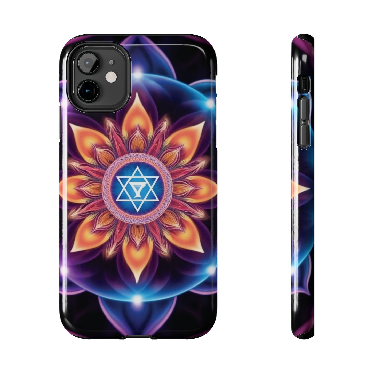 Bohemian Mandala Tough Phone Case | Vibrant Art Design, Protective Cover, Gift for Her, Spiritual Decor, Trendy Phone Accessory