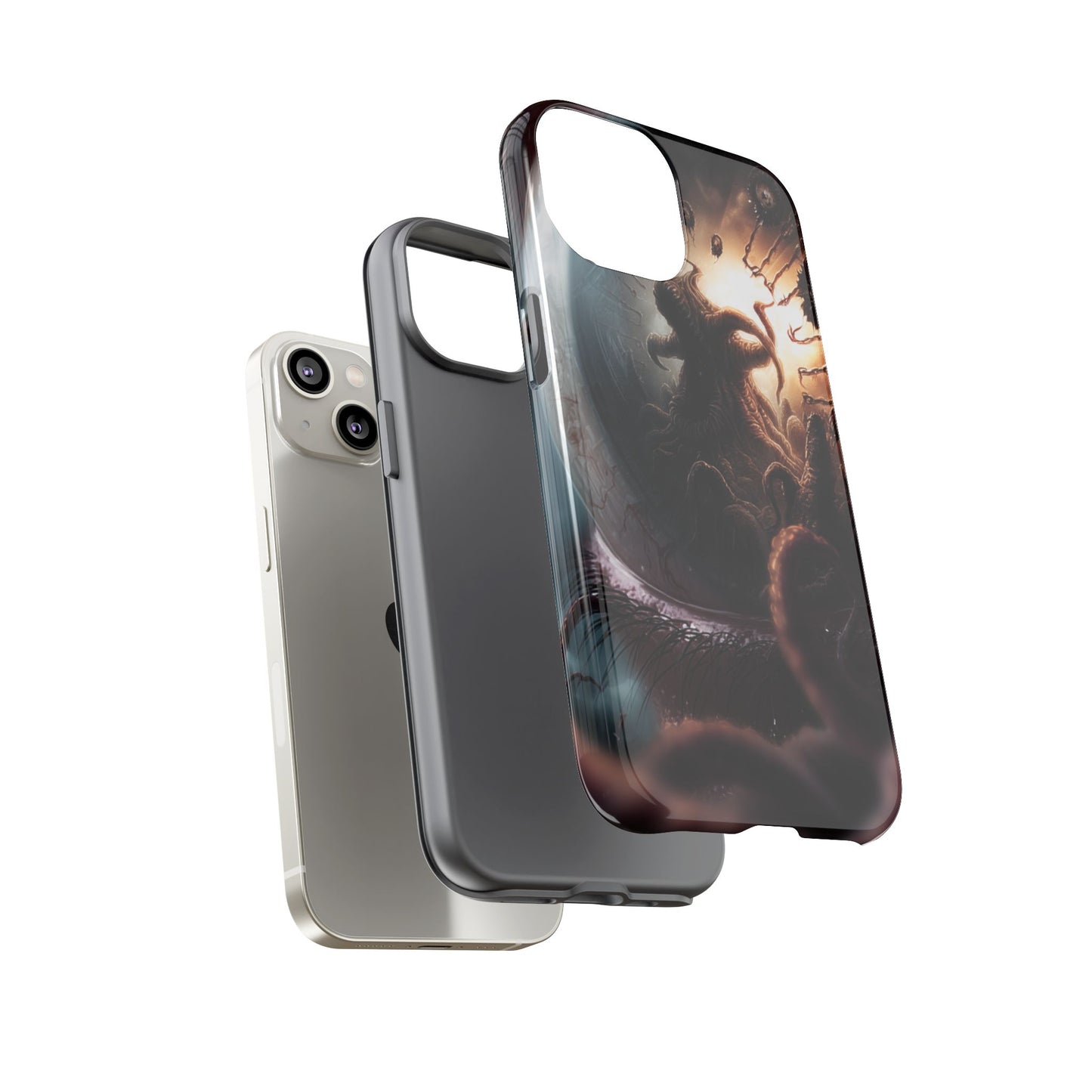 Phone Case: Cosmic Horror Design, Tough Phone Case, Unique Tech Accessory, Gifts for Sci-Fi Lovers, Halloween Decor
