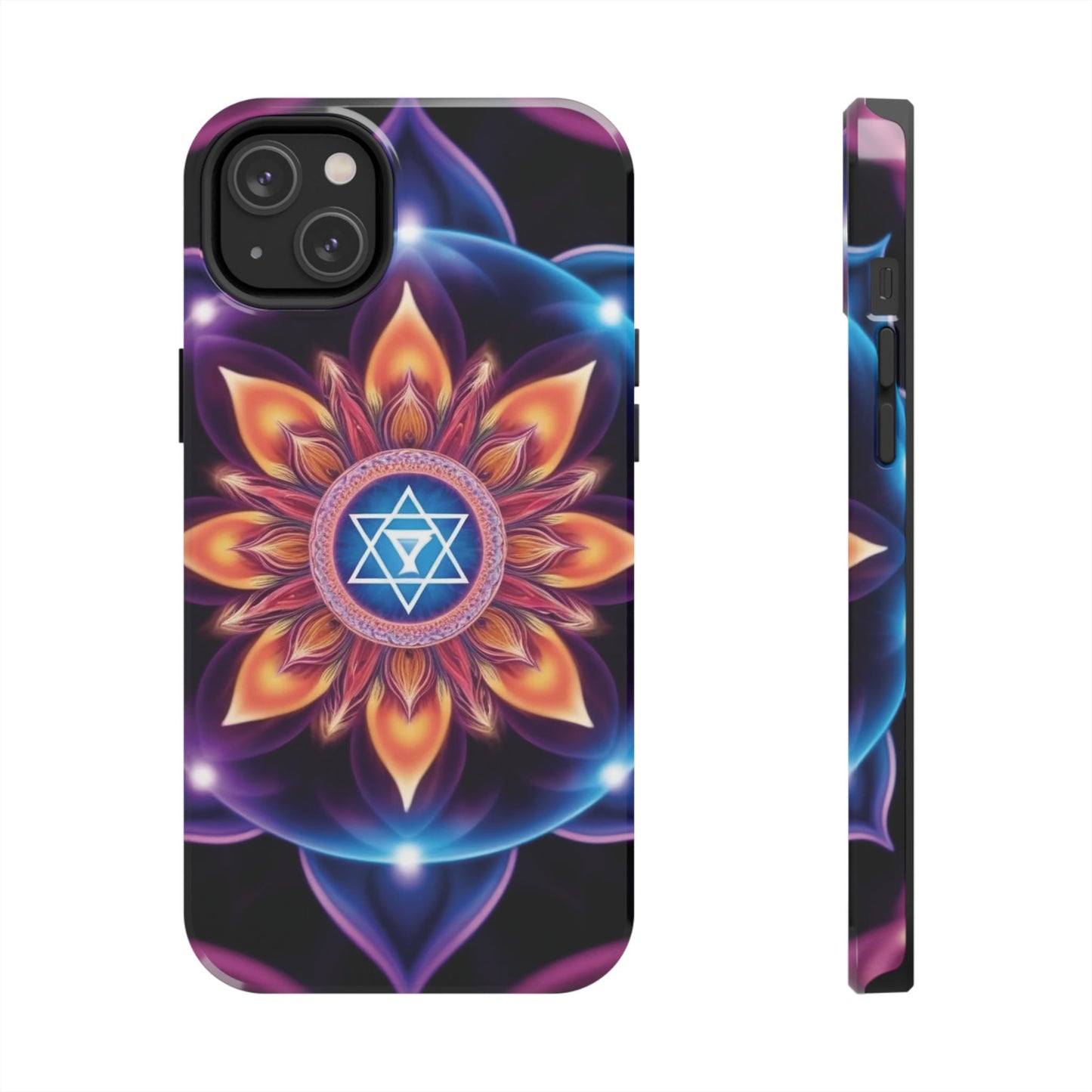 Bohemian Mandala Tough Phone Case | Vibrant Art Design, Protective Cover, Gift for Her, Spiritual Decor, Trendy Phone Accessory