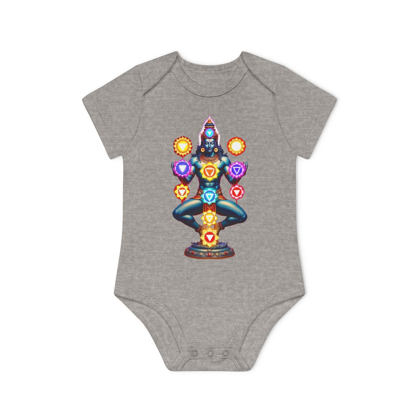 Mystic Chakra Being Bodysuit, Baby Organic Romper, Newborn Outfit Gift, Spiritual Infant Clothes, Gender Neutral Baby Shower Present