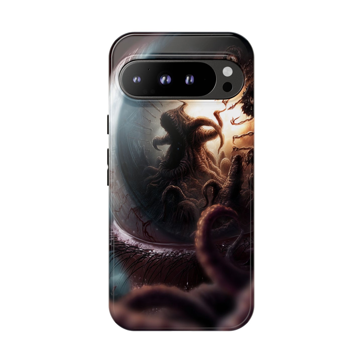 Phone Case: Cosmic Horror Design, Tough Phone Case, Unique Tech Accessory, Gifts for Sci-Fi Lovers, Halloween Decor