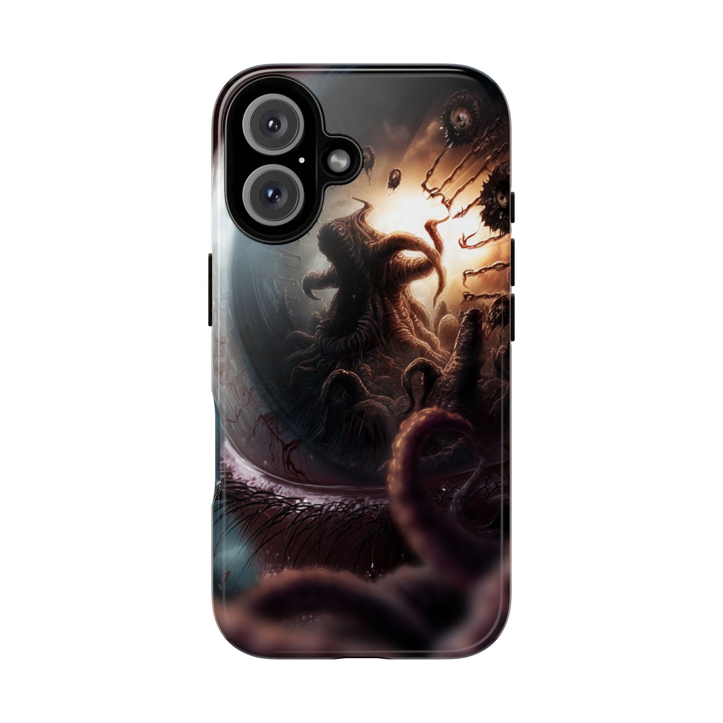 Phone Case: Cosmic Horror Design, Tough Phone Case, Unique Tech Accessory, Gifts for Sci-Fi Lovers, Halloween Decor
