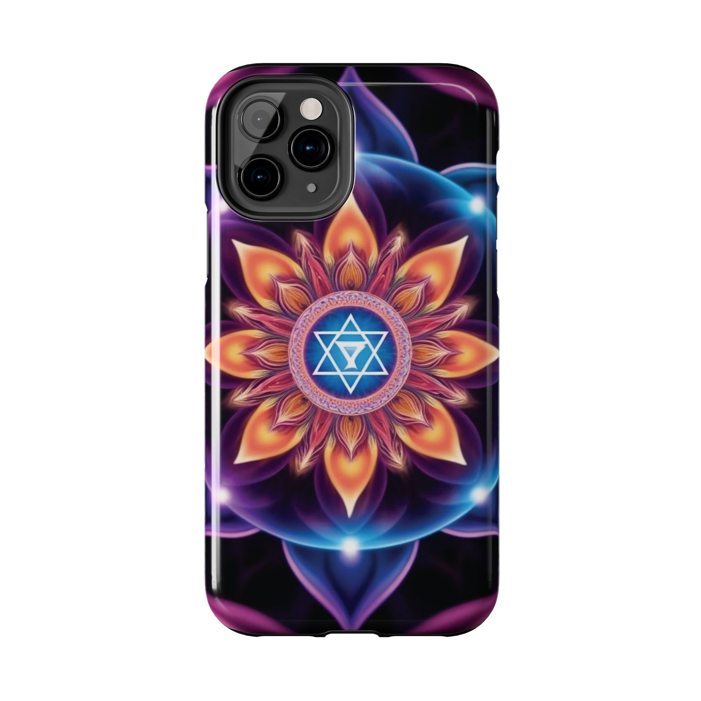 Bohemian Mandala Tough Phone Case | Vibrant Art Design, Protective Cover, Gift for Her, Spiritual Decor, Trendy Phone Accessory