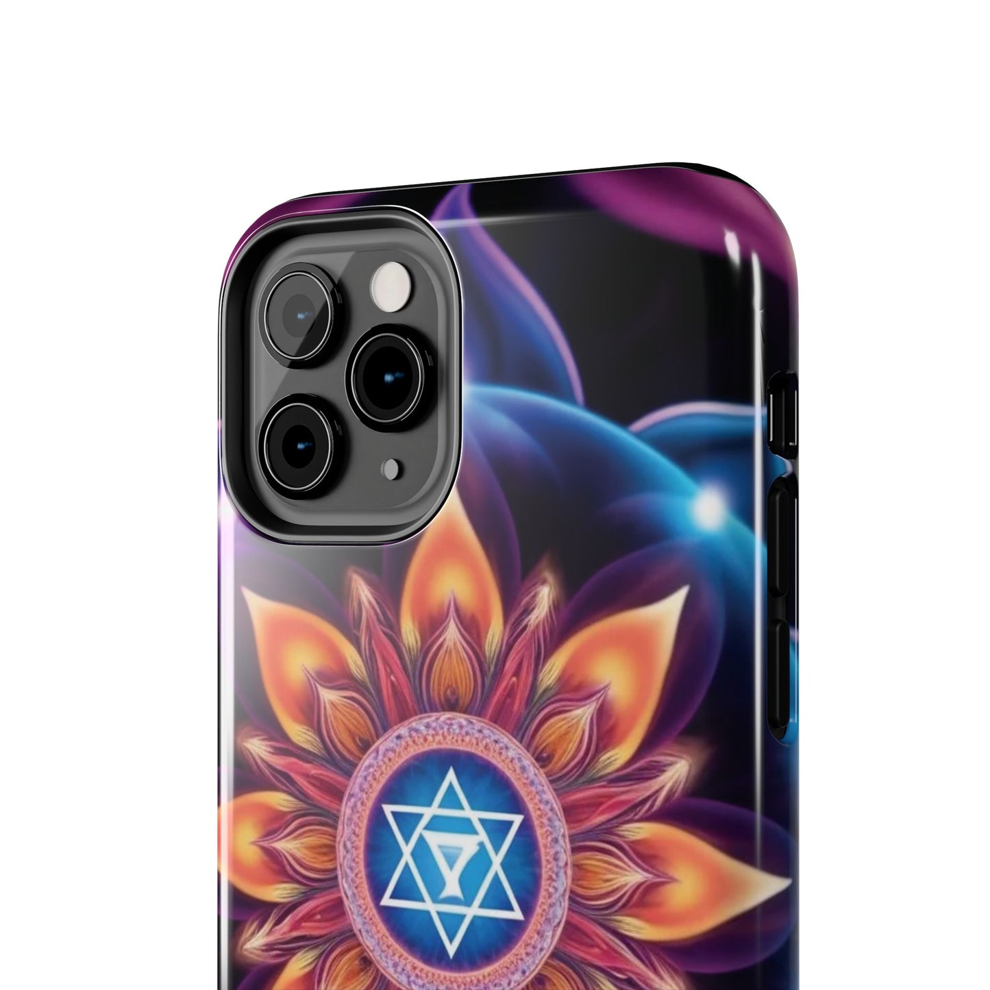 Bohemian Mandala Tough Phone Case | Vibrant Art Design, Protective Cover, Gift for Her, Spiritual Decor, Trendy Phone Accessory