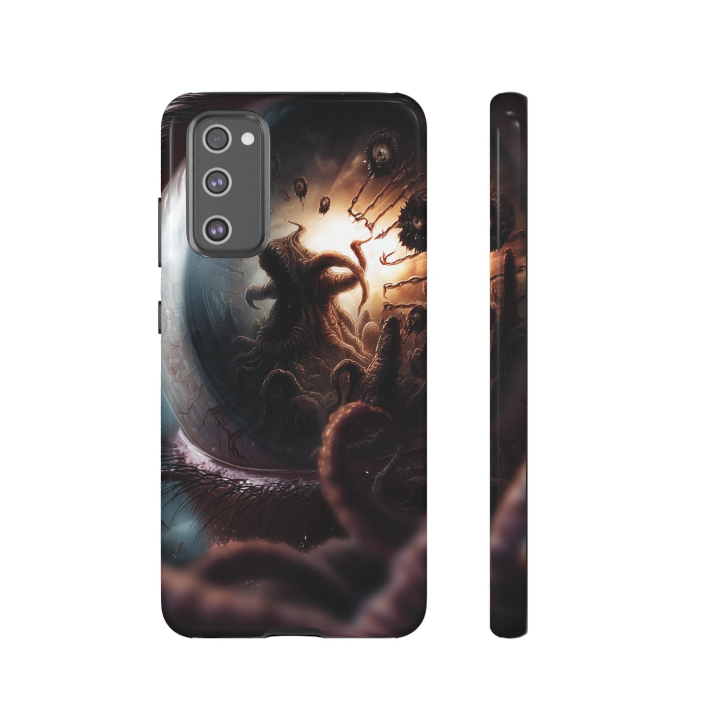 Phone Case: Cosmic Horror Design, Tough Phone Case, Unique Tech Accessory, Gifts for Sci-Fi Lovers, Halloween Decor