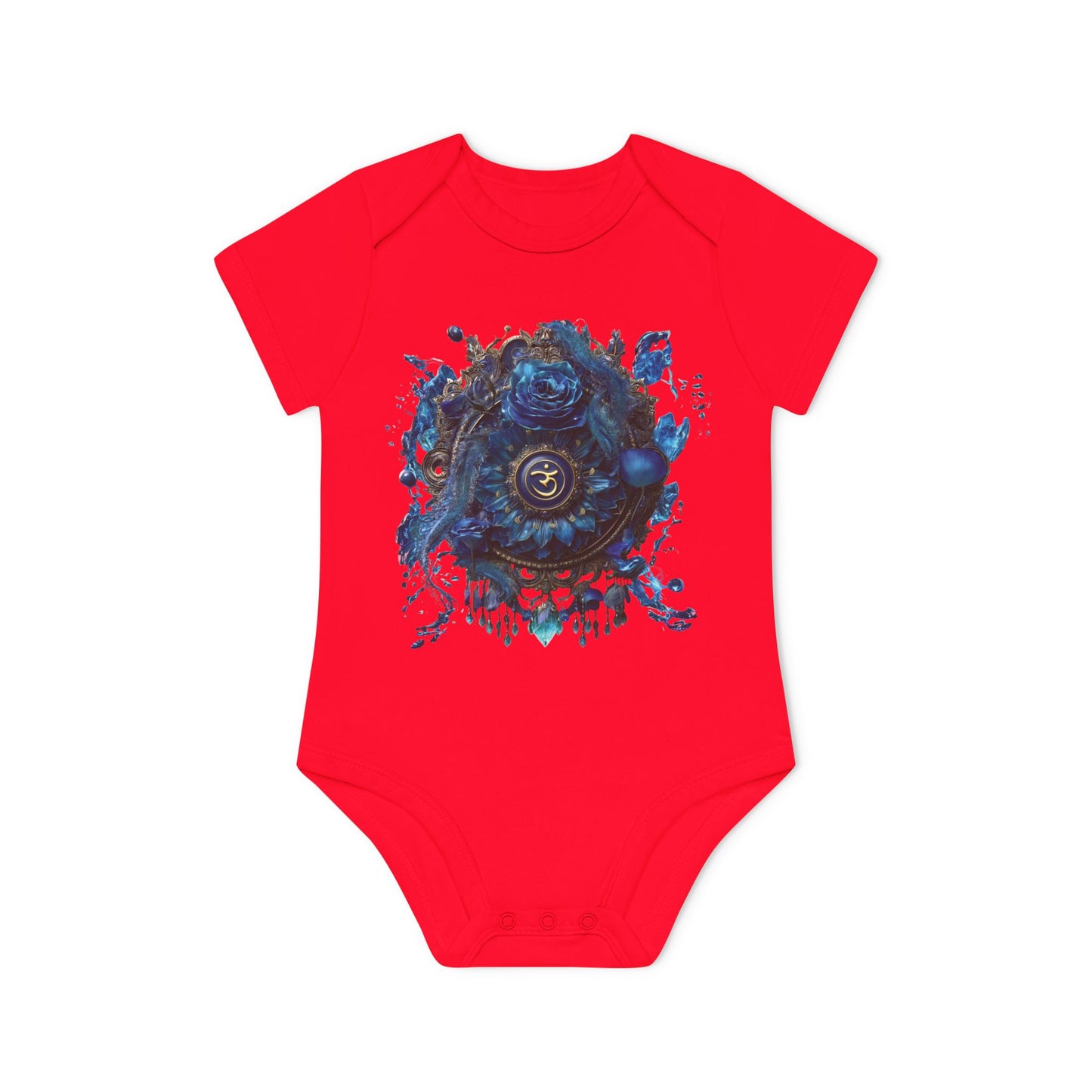 Mystic Shakra Bodysuit, Baby Organic Romper, Newborn Outfit Gift, Spiritual Infant Clothes, Gender Neutral Baby Shower Present