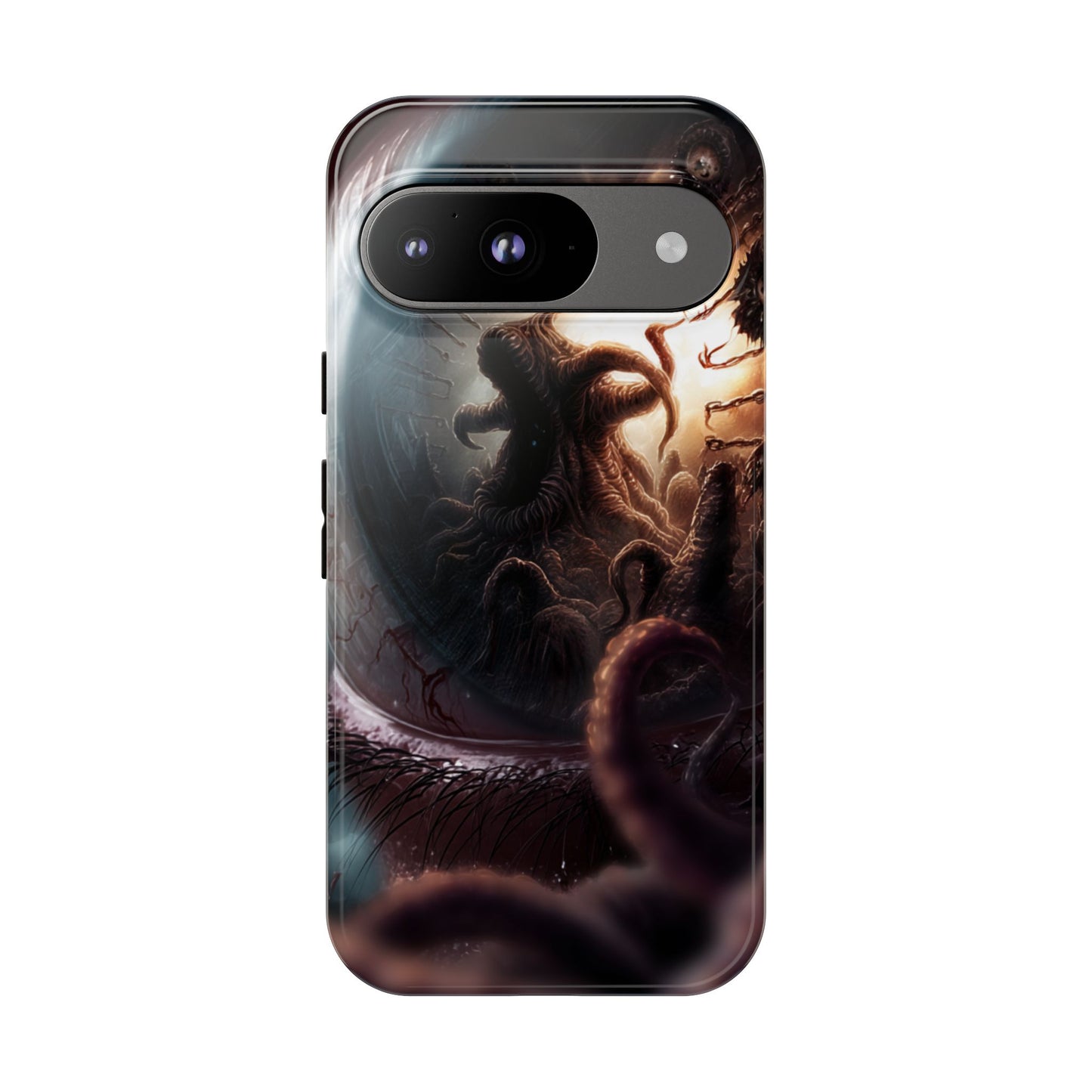 Phone Case: Cosmic Horror Design, Tough Phone Case, Unique Tech Accessory, Gifts for Sci-Fi Lovers, Halloween Decor