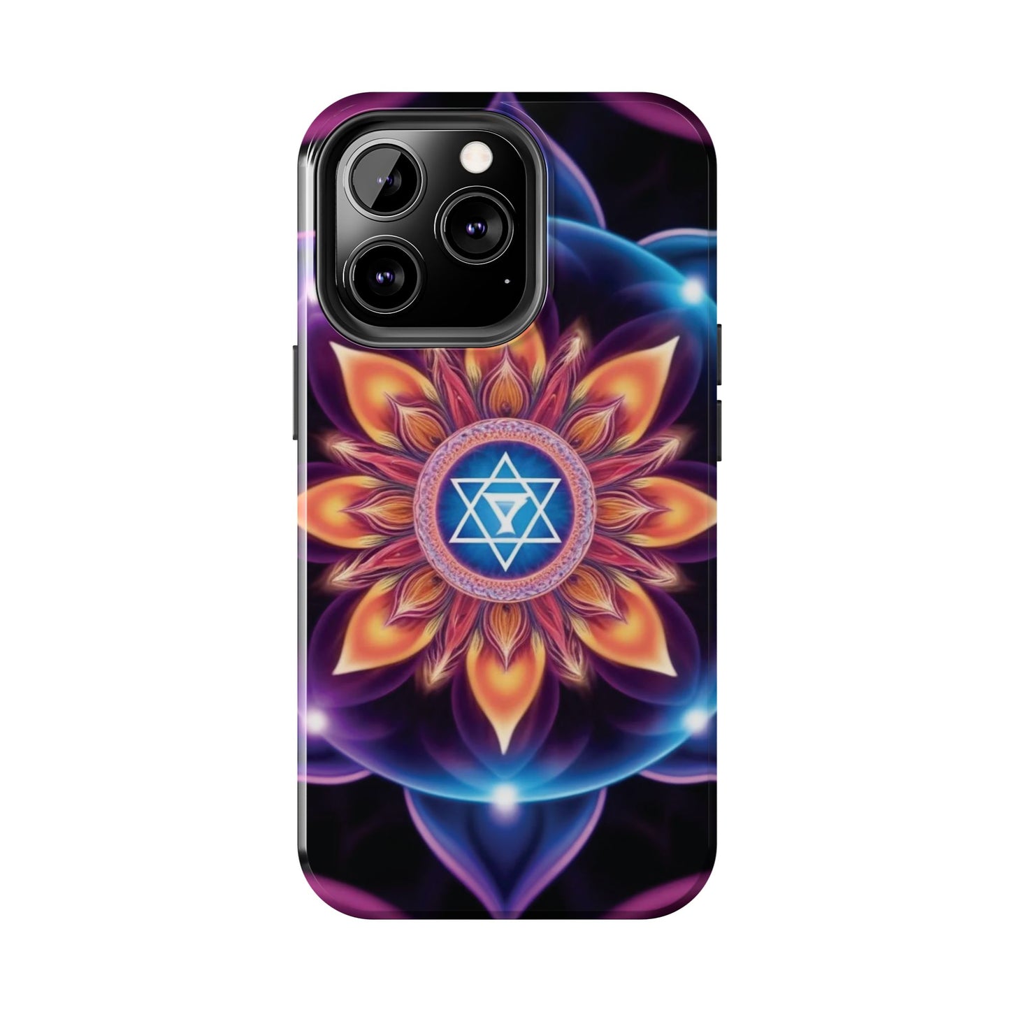 Bohemian Mandala Tough Phone Case | Vibrant Art Design, Protective Cover, Gift for Her, Spiritual Decor, Trendy Phone Accessory