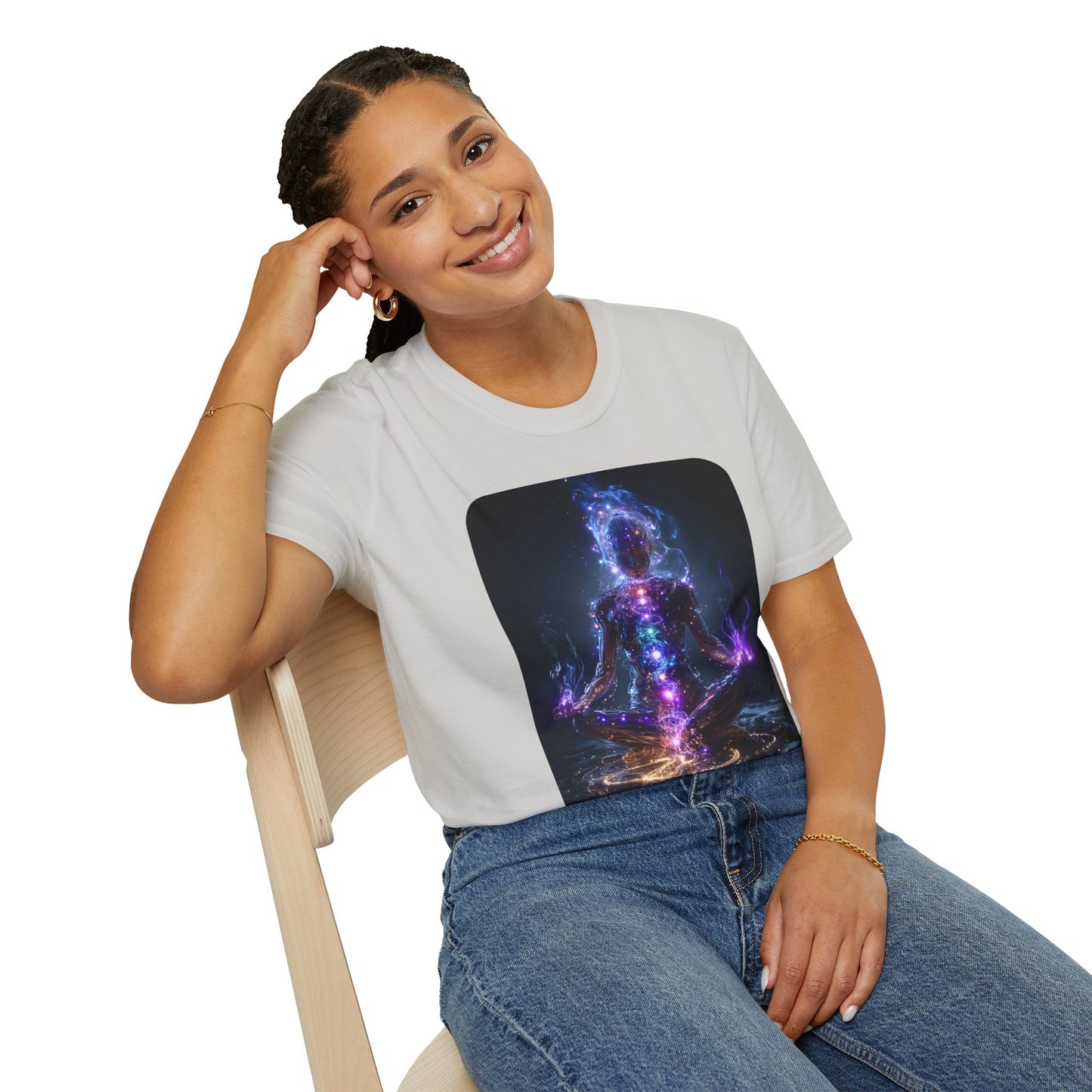 Chakras T-Shirt, Energy Healing Tee, Spiritual Top, Meditation Shirt, Yoga Clothing, Reiki Apparel