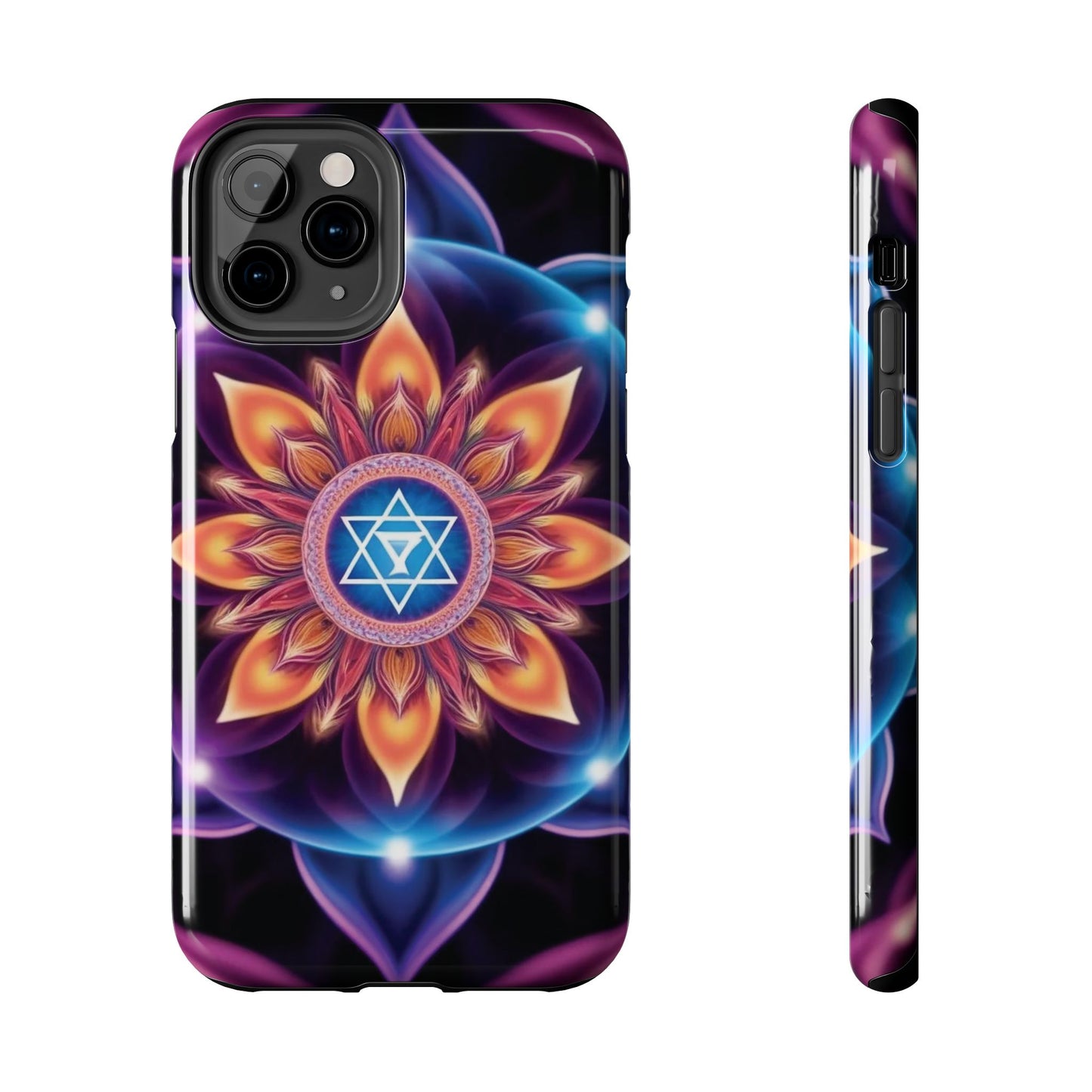 Bohemian Mandala Tough Phone Case | Vibrant Art Design, Protective Cover, Gift for Her, Spiritual Decor, Trendy Phone Accessory