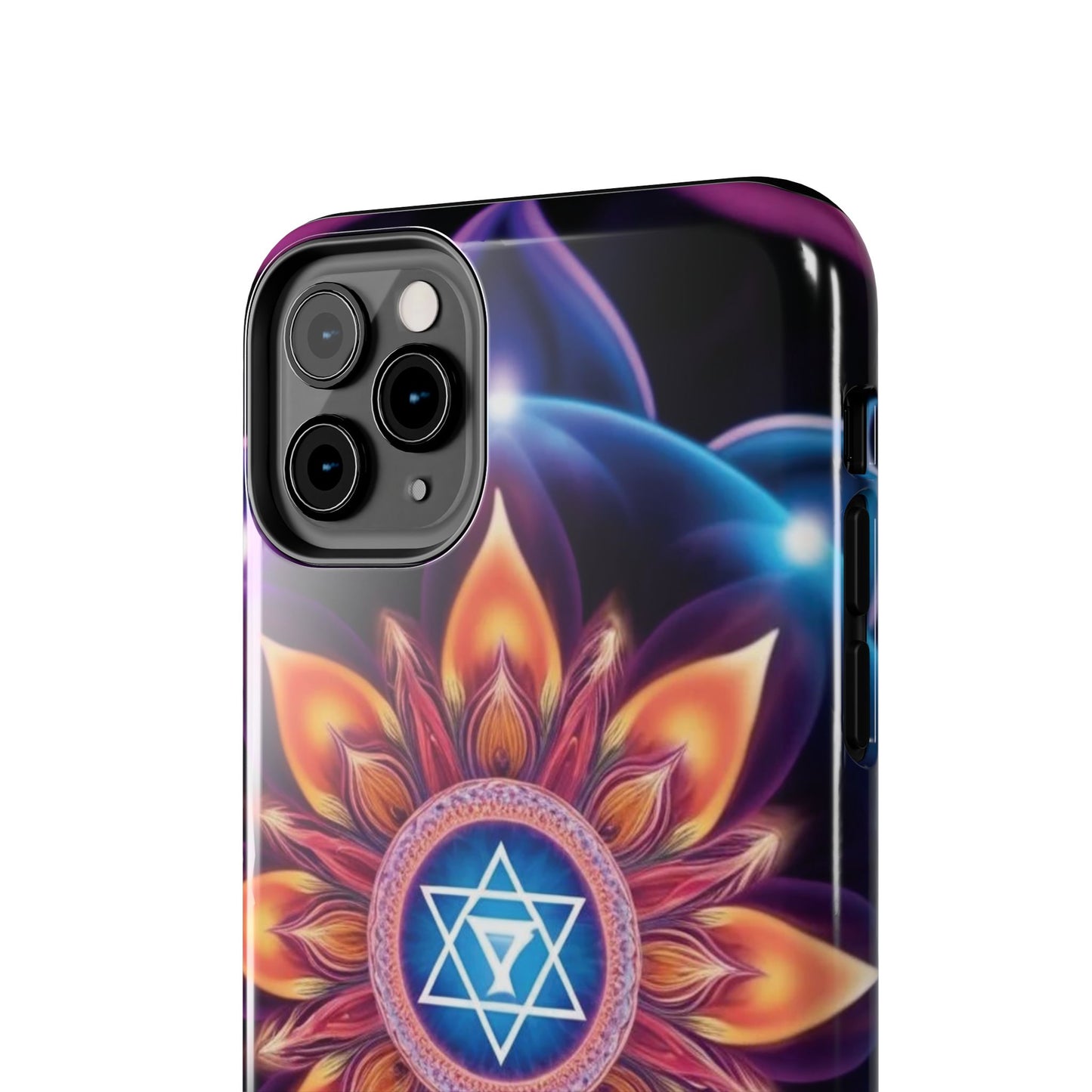 Bohemian Mandala Tough Phone Case | Vibrant Art Design, Protective Cover, Gift for Her, Spiritual Decor, Trendy Phone Accessory