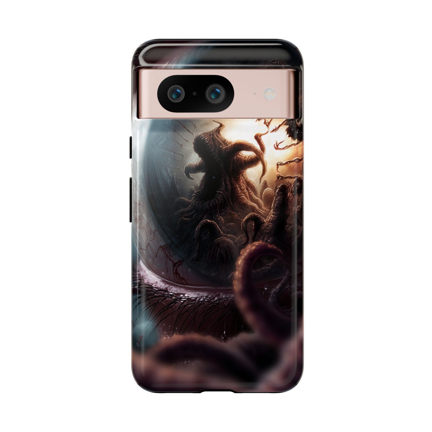 Phone Case: Cosmic Horror Design, Tough Phone Case, Unique Tech Accessory, Gifts for Sci-Fi Lovers, Halloween Decor
