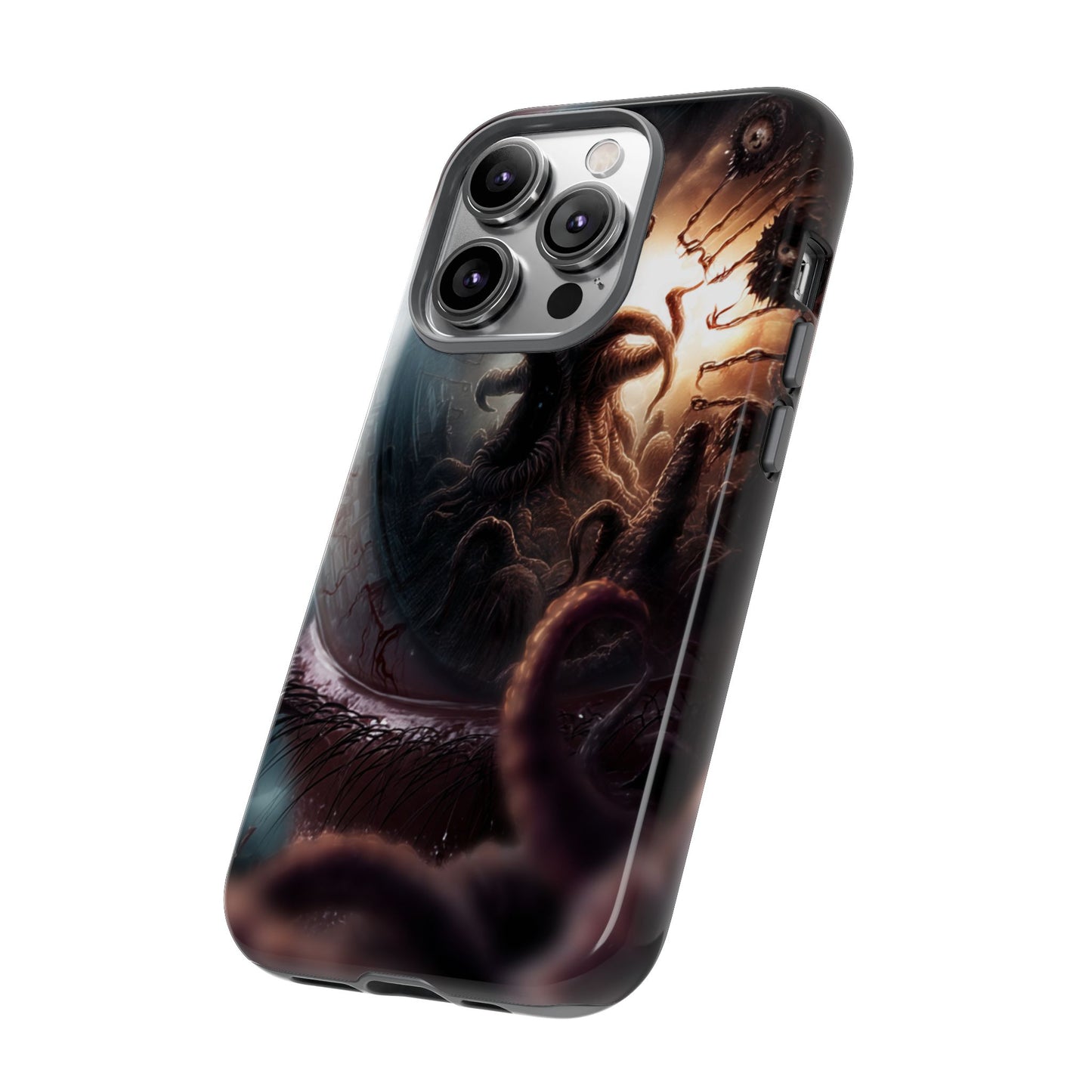 Phone Case: Cosmic Horror Design, Tough Phone Case, Unique Tech Accessory, Gifts for Sci-Fi Lovers, Halloween Decor