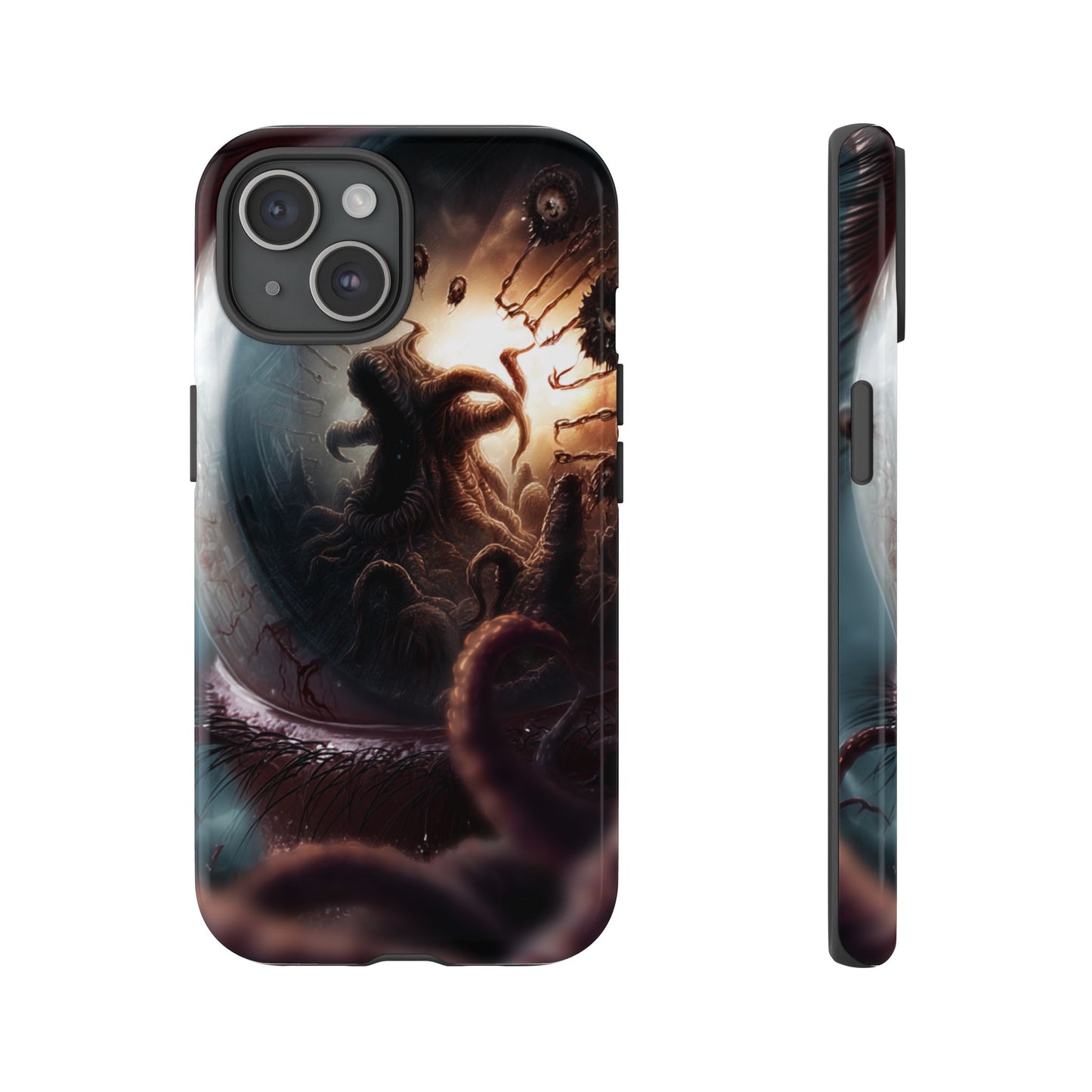 Phone Case: Cosmic Horror Design, Tough Phone Case, Unique Tech Accessory, Gifts for Sci-Fi Lovers, Halloween Decor