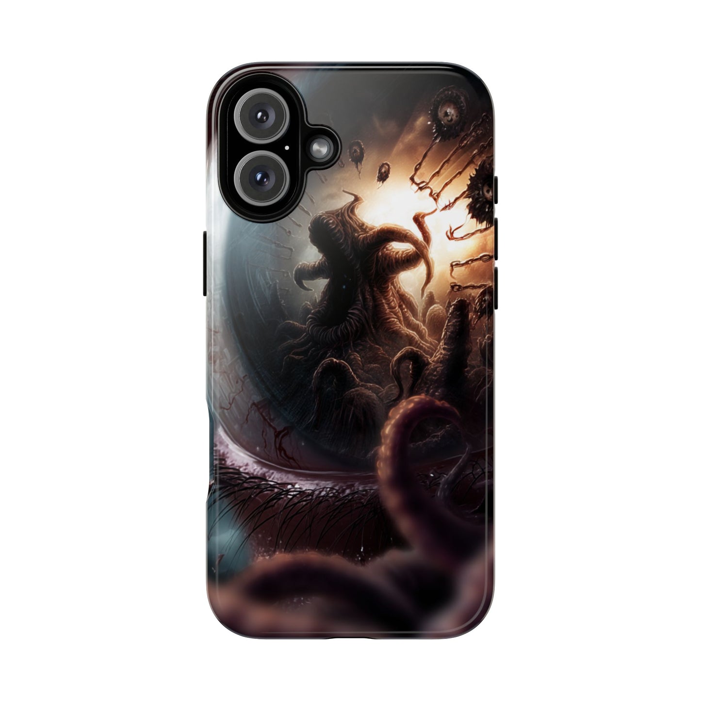Phone Case: Cosmic Horror Design, Tough Phone Case, Unique Tech Accessory, Gifts for Sci-Fi Lovers, Halloween Decor