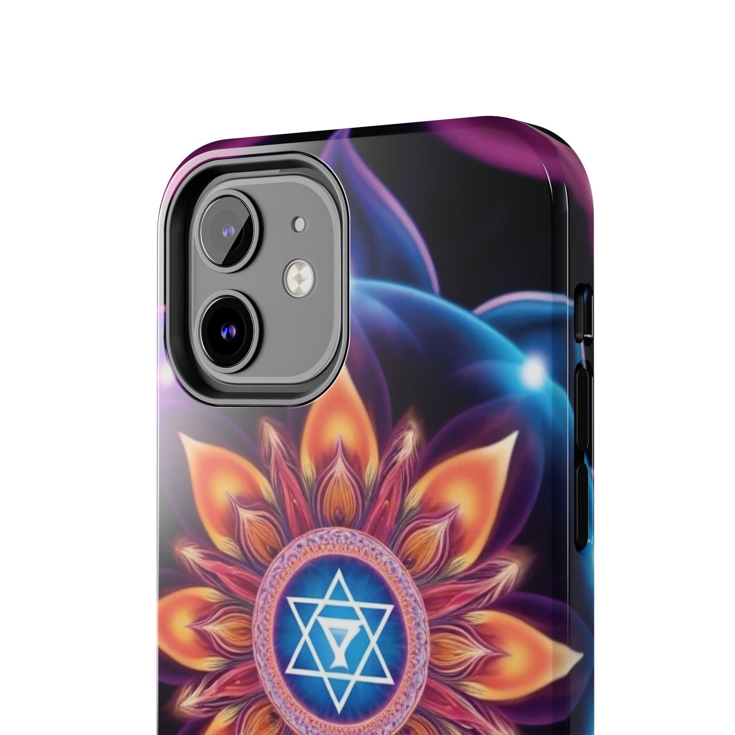 Bohemian Mandala Tough Phone Case | Vibrant Art Design, Protective Cover, Gift for Her, Spiritual Decor, Trendy Phone Accessory