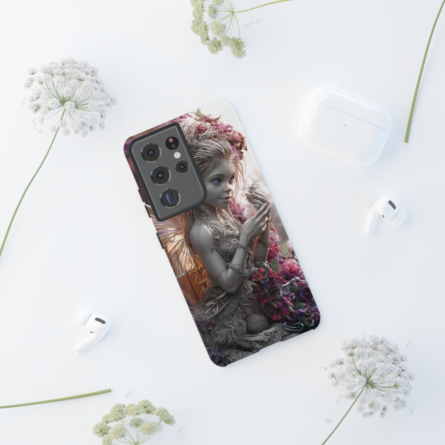 Fairy Phone Case - Tough Cases with Enchanted Design, Fantasy Gift, Protective Cover, Unique Phone Accessories, Magical Vibe