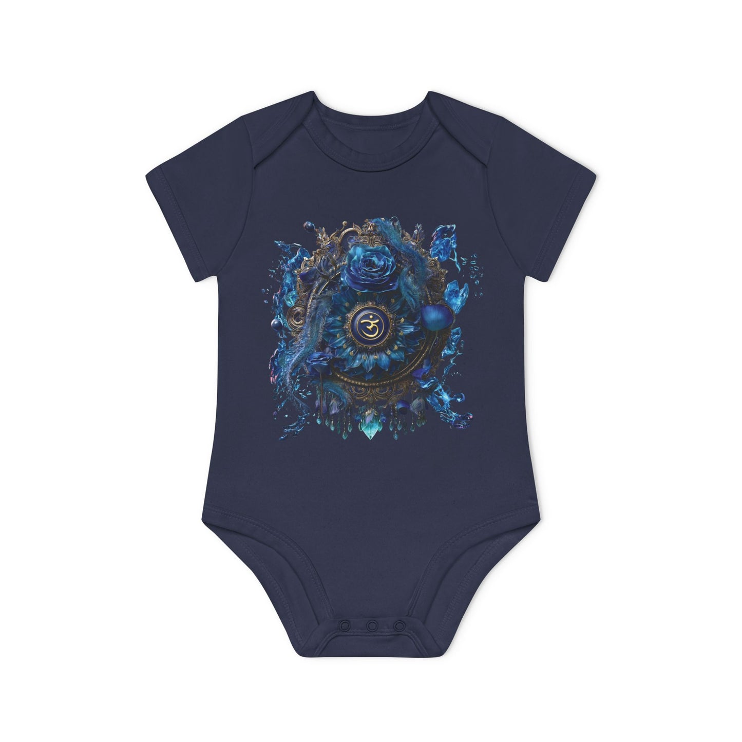 Mystic Shakra Bodysuit, Baby Organic Romper, Newborn Outfit Gift, Spiritual Infant Clothes, Gender Neutral Baby Shower Present