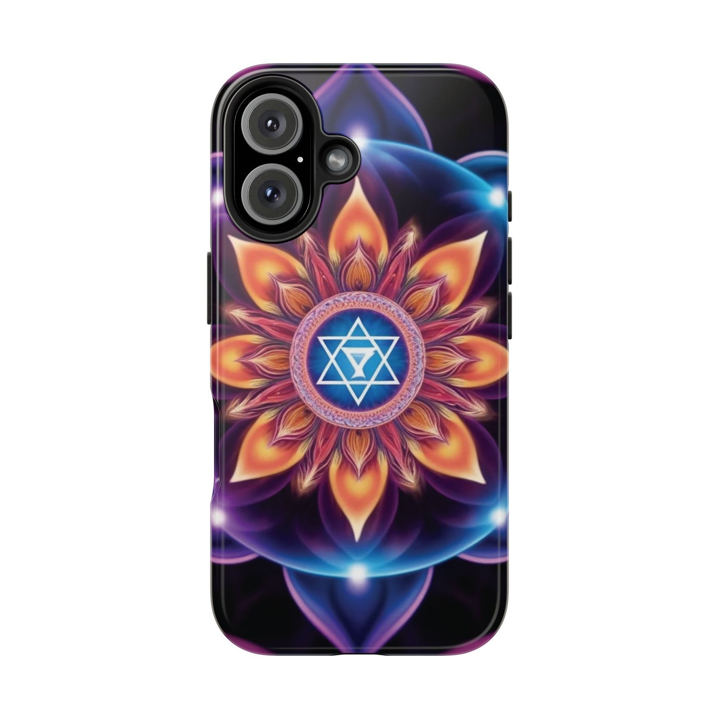Bohemian Mandala Tough Phone Case | Vibrant Art Design, Protective Cover, Gift for Her, Spiritual Decor, Trendy Phone Accessory