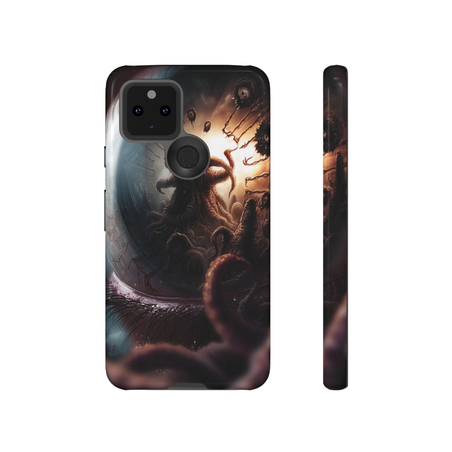 Phone Case: Cosmic Horror Design, Tough Phone Case, Unique Tech Accessory, Gifts for Sci-Fi Lovers, Halloween Decor