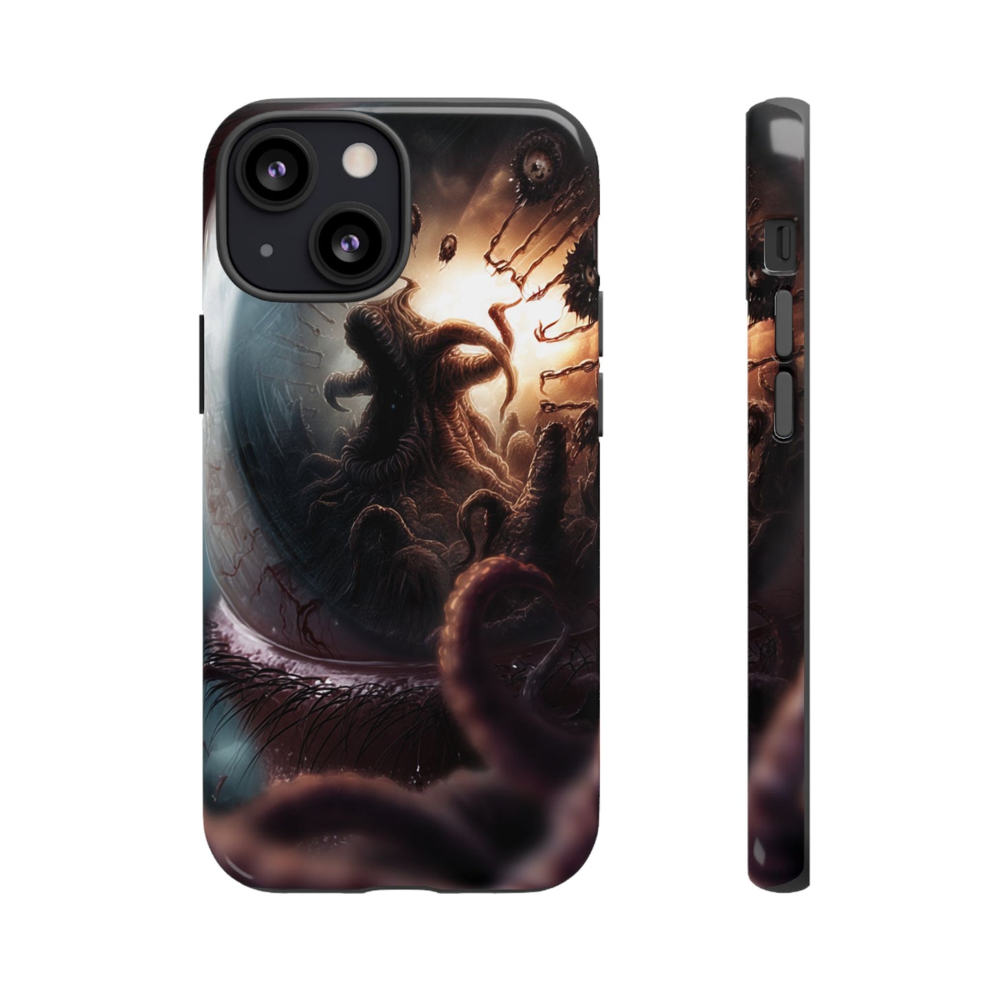 Phone Case: Cosmic Horror Design, Tough Phone Case, Unique Tech Accessory, Gifts for Sci-Fi Lovers, Halloween Decor