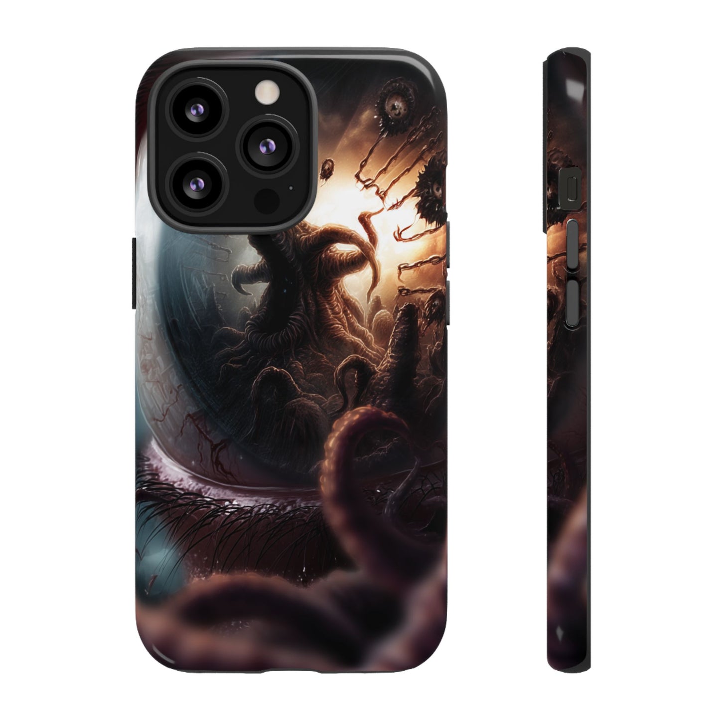 Phone Case: Cosmic Horror Design, Tough Phone Case, Unique Tech Accessory, Gifts for Sci-Fi Lovers, Halloween Decor