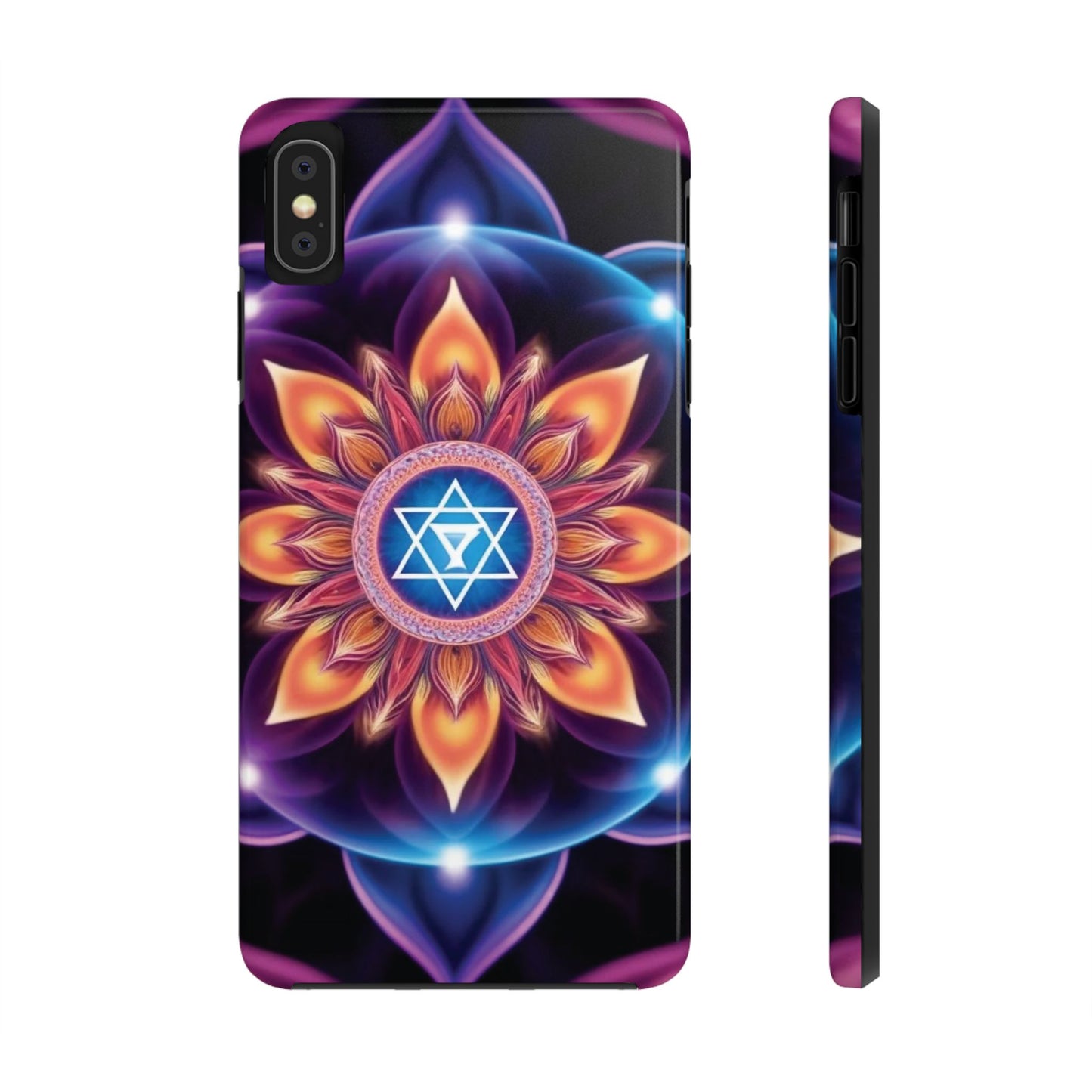 Bohemian Mandala Tough Phone Case | Vibrant Art Design, Protective Cover, Gift for Her, Spiritual Decor, Trendy Phone Accessory