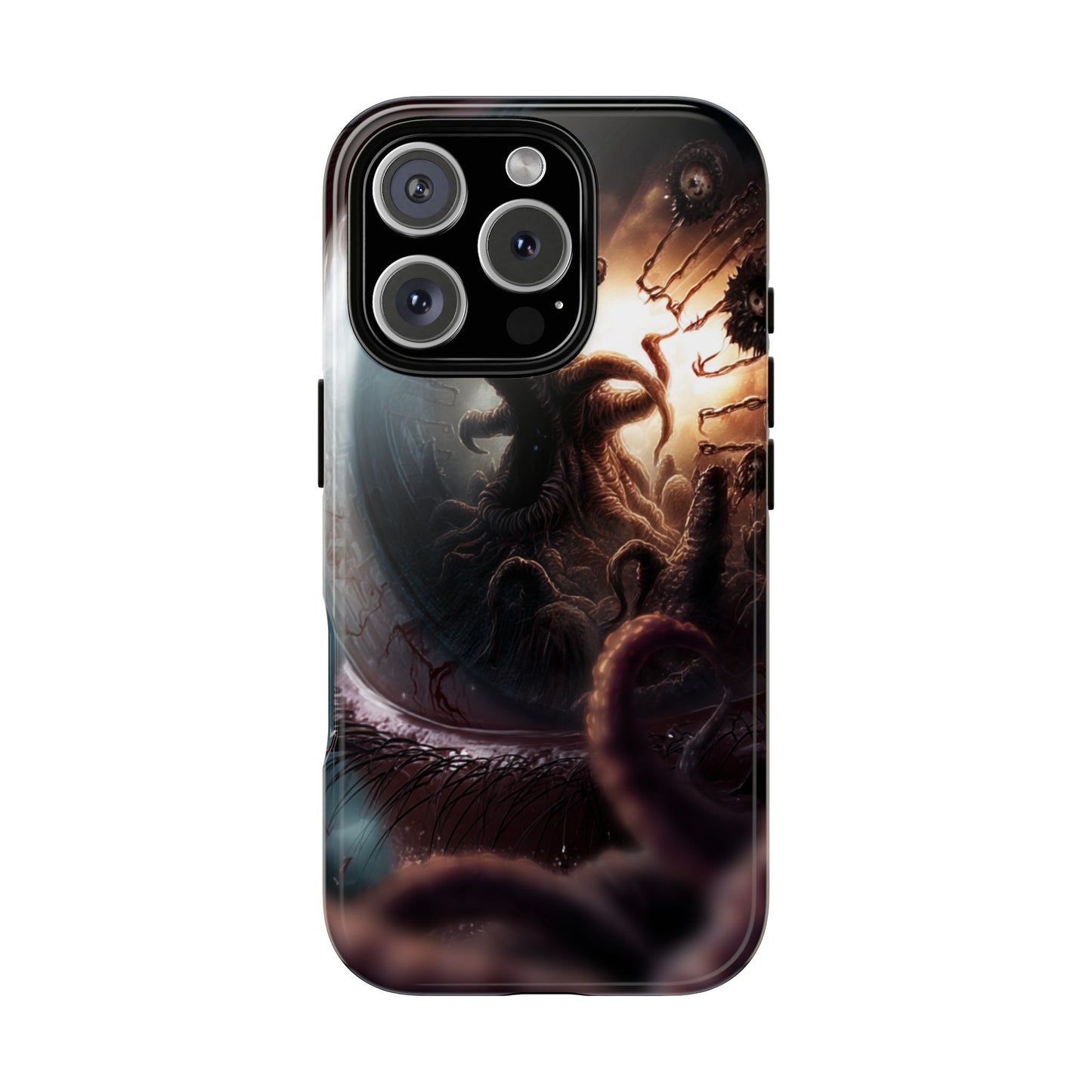 Phone Case: Cosmic Horror Design, Tough Phone Case, Unique Tech Accessory, Gifts for Sci-Fi Lovers, Halloween Decor