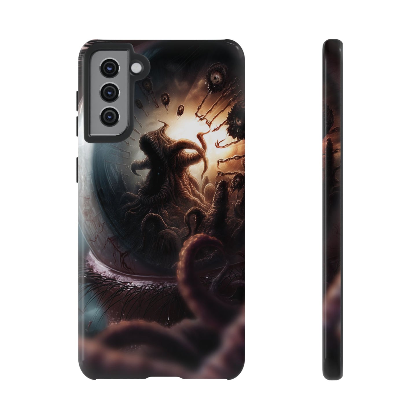 Phone Case: Cosmic Horror Design, Tough Phone Case, Unique Tech Accessory, Gifts for Sci-Fi Lovers, Halloween Decor