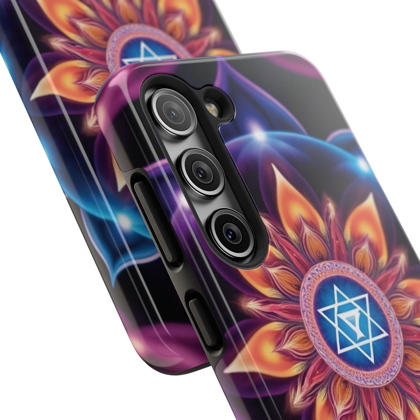 Bohemian Mandala Tough Phone Case | Vibrant Art Design, Protective Cover, Gift for Her, Spiritual Decor, Trendy Phone Accessory