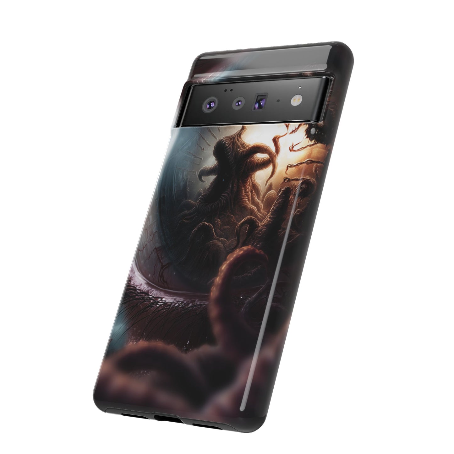 Phone Case: Cosmic Horror Design, Tough Phone Case, Unique Tech Accessory, Gifts for Sci-Fi Lovers, Halloween Decor
