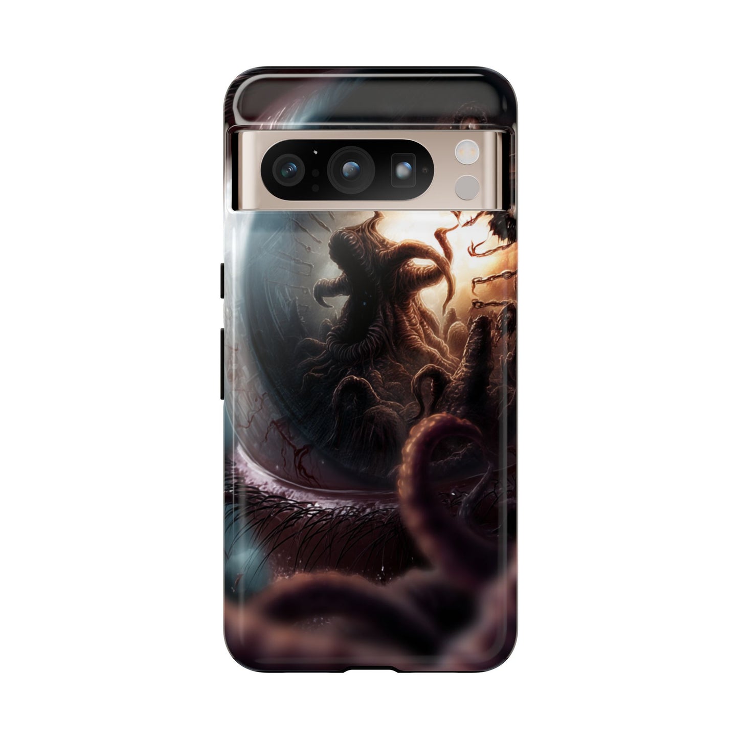 Phone Case: Cosmic Horror Design, Tough Phone Case, Unique Tech Accessory, Gifts for Sci-Fi Lovers, Halloween Decor