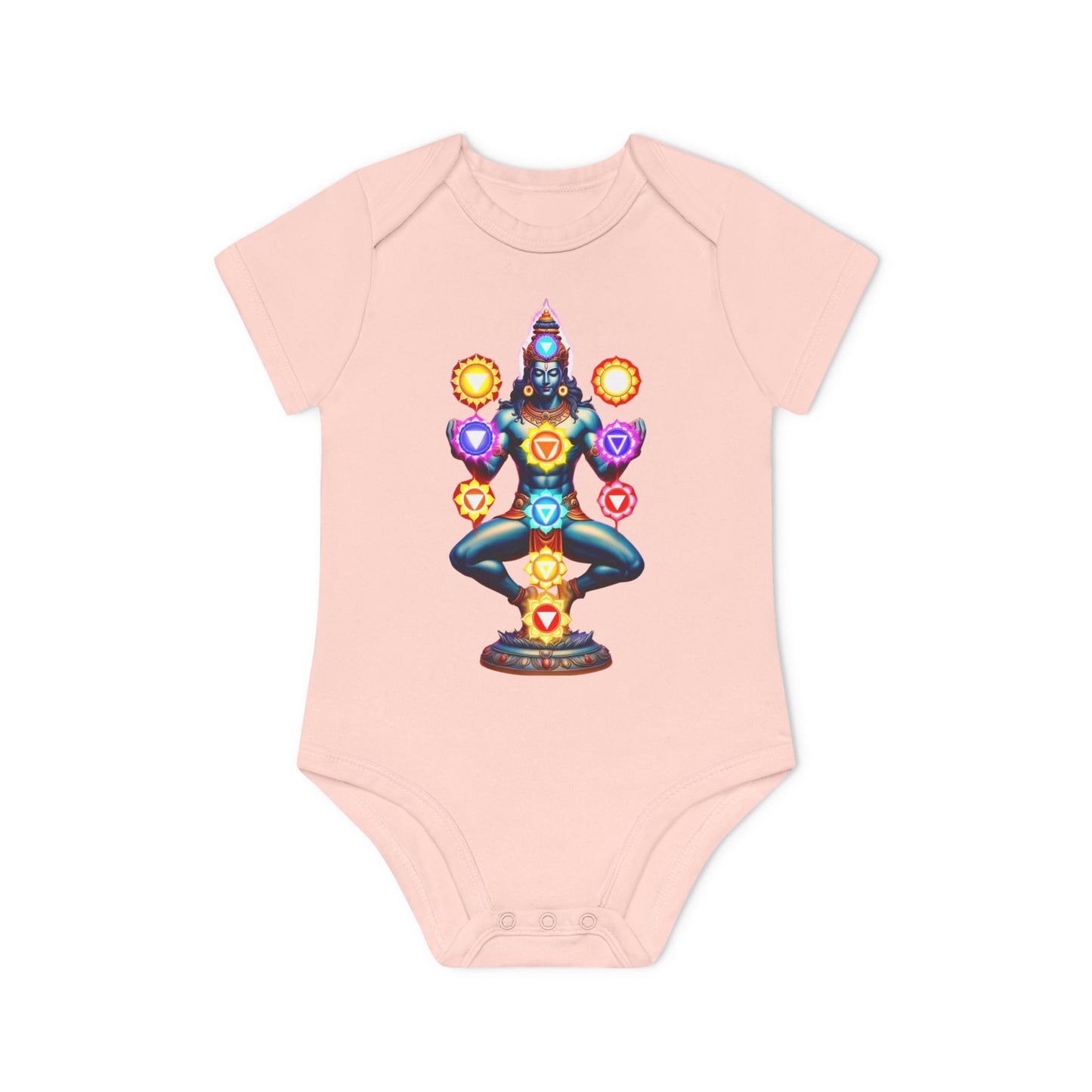 Mystic Chakra Being Bodysuit, Baby Organic Romper, Newborn Outfit Gift, Spiritual Infant Clothes, Gender Neutral Baby Shower Present