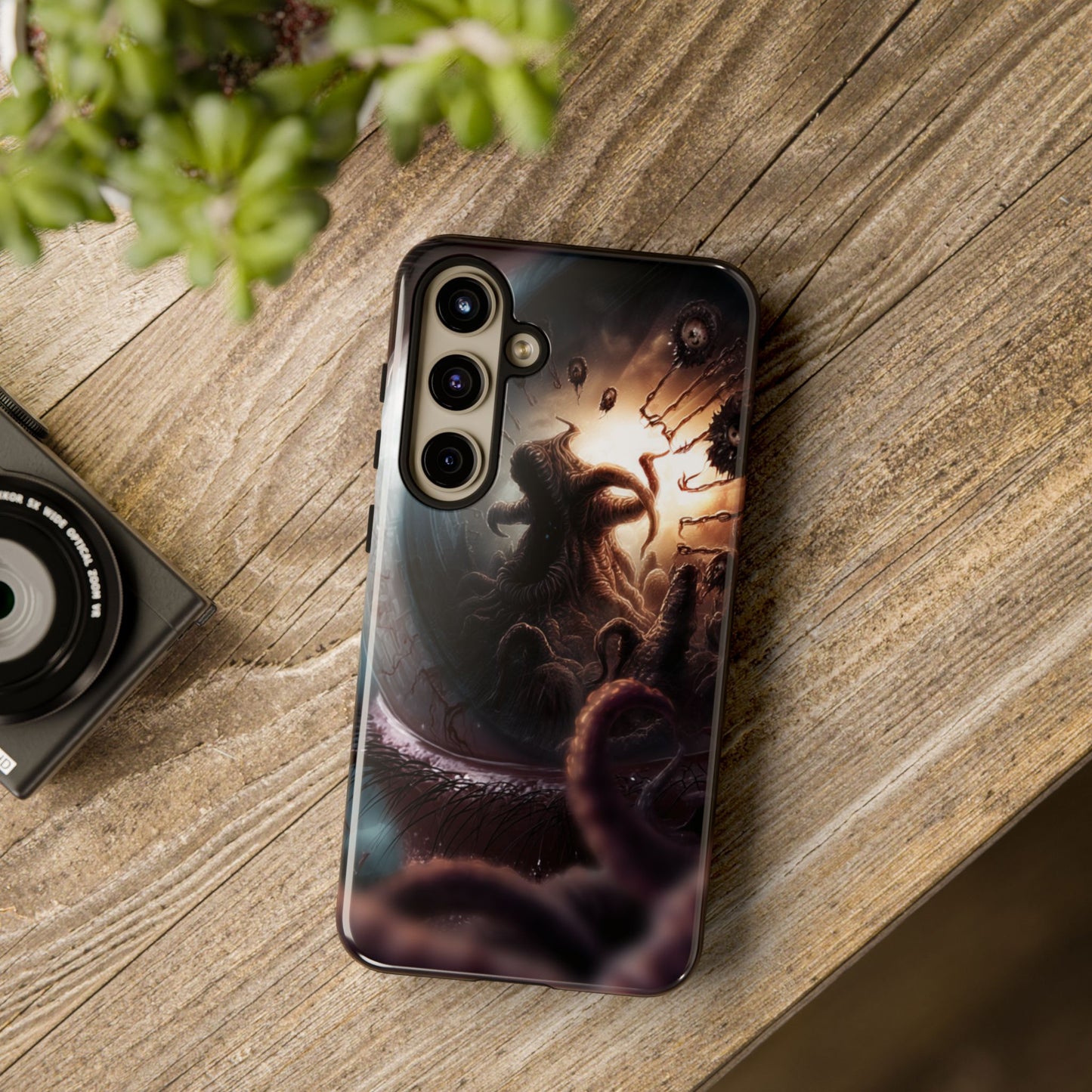 Phone Case: Cosmic Horror Design, Tough Phone Case, Unique Tech Accessory, Gifts for Sci-Fi Lovers, Halloween Decor