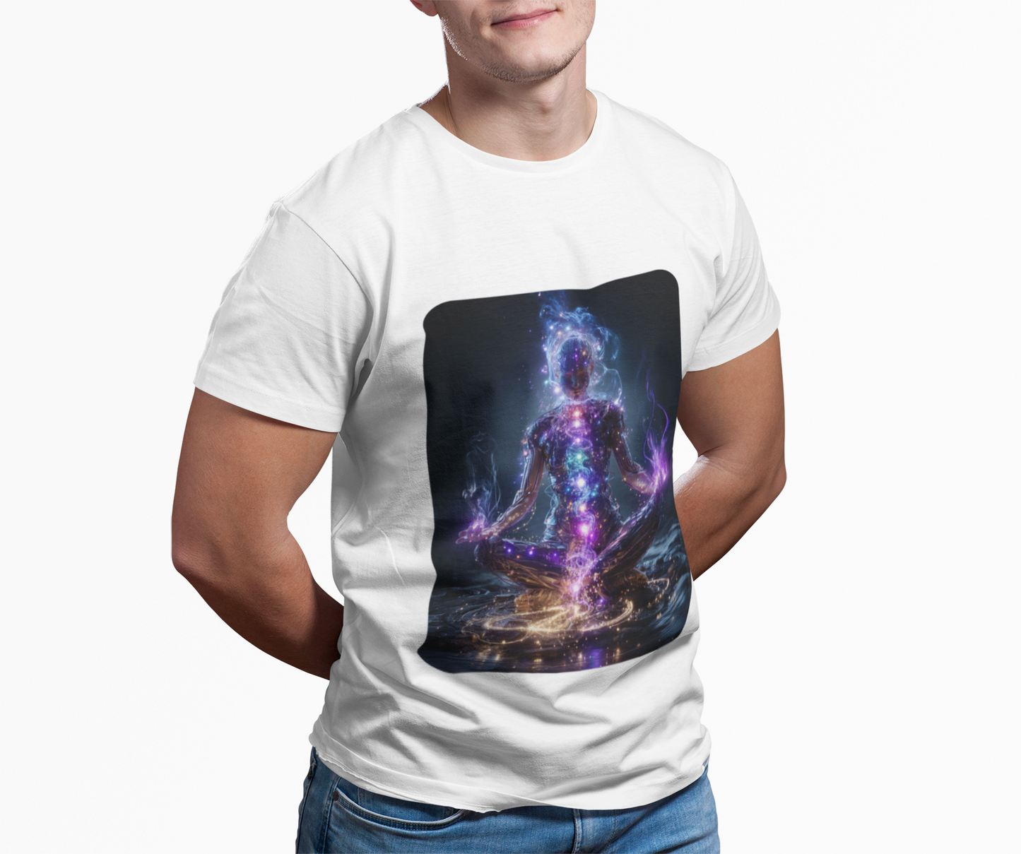 Chakras T-Shirt, Energy Healing Tee, Spiritual Top, Meditation Shirt, Yoga Clothing, Reiki Apparel