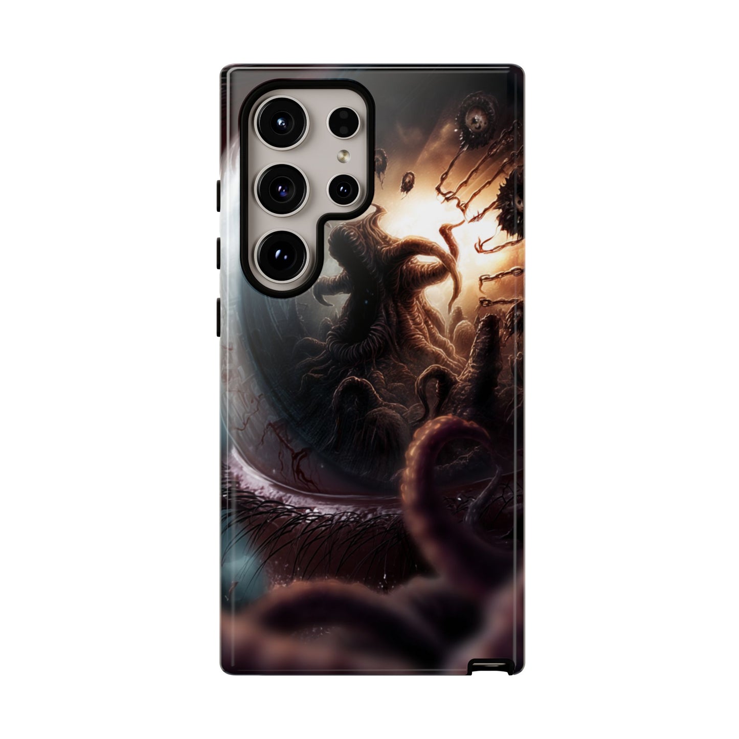 Phone Case: Cosmic Horror Design, Tough Phone Case, Unique Tech Accessory, Gifts for Sci-Fi Lovers, Halloween Decor