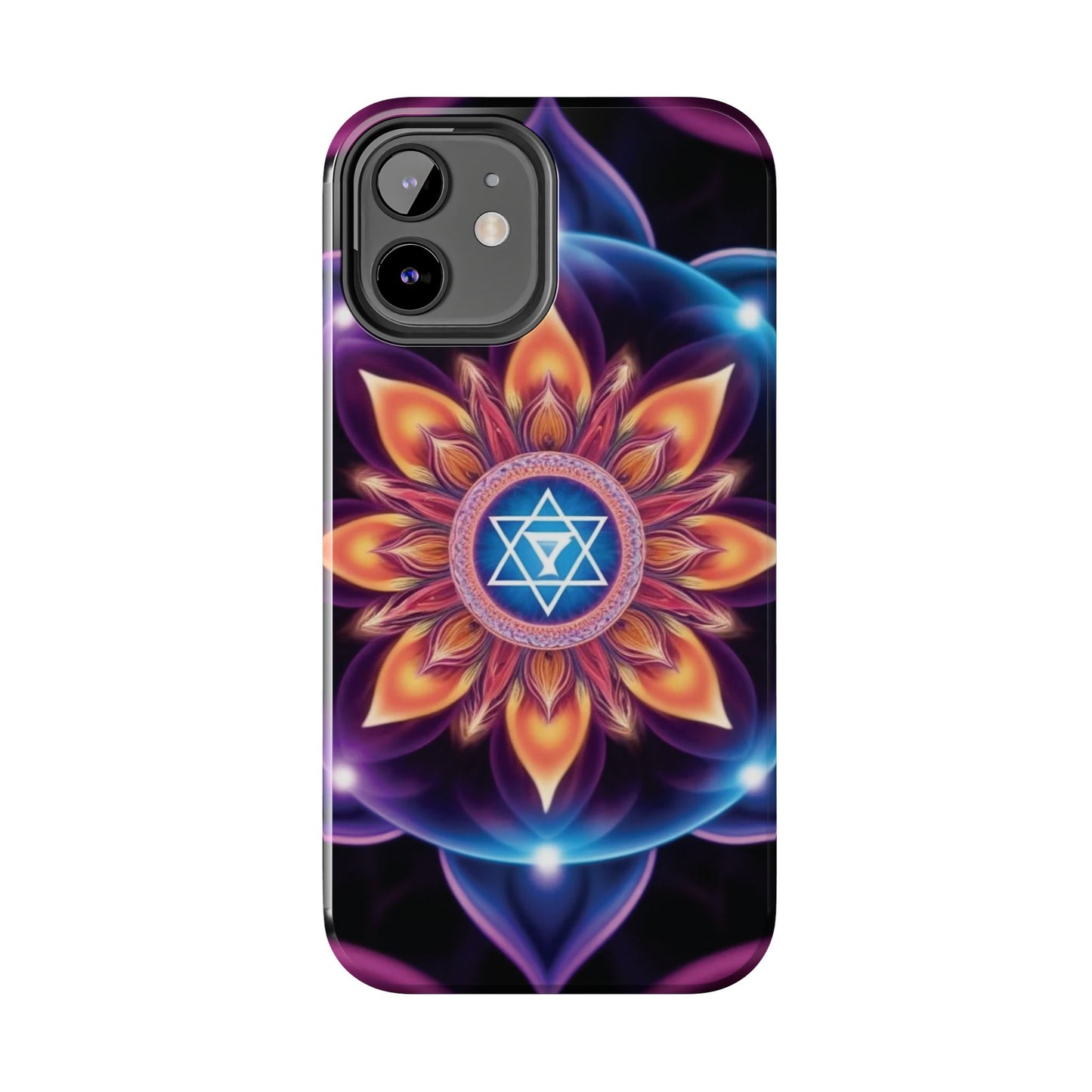 Bohemian Mandala Tough Phone Case | Vibrant Art Design, Protective Cover, Gift for Her, Spiritual Decor, Trendy Phone Accessory