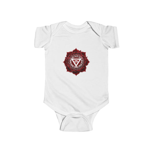 Chakra Infant Bodysuit, Baby Onesie, Newborn Romper, Spiritual Baby Gift, Yoga Baby Clothes, Meditation Onesie
