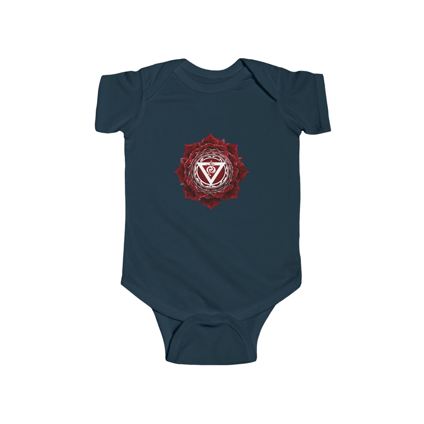 Chakra Infant Bodysuit, Baby Onesie, Newborn Romper, Spiritual Baby Gift, Yoga Baby Clothes, Meditation Onesie