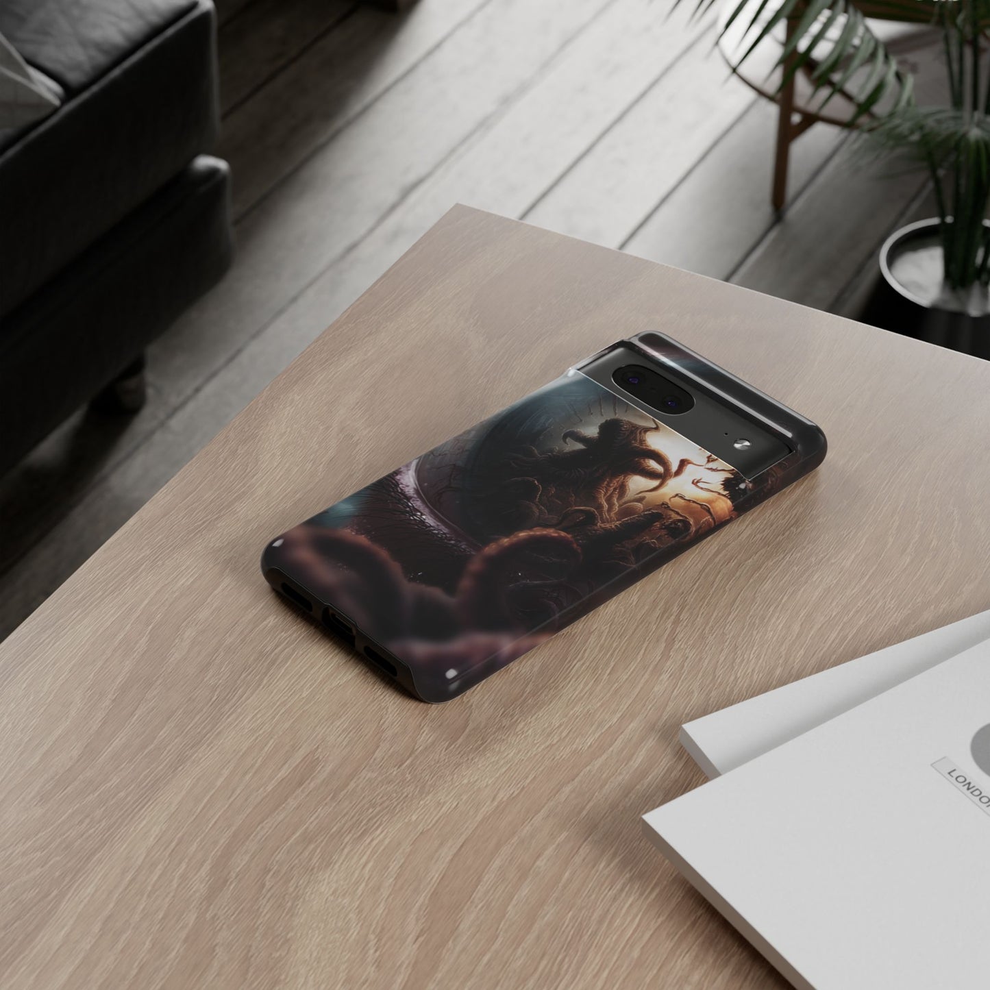 Phone Case: Cosmic Horror Design, Tough Phone Case, Unique Tech Accessory, Gifts for Sci-Fi Lovers, Halloween Decor