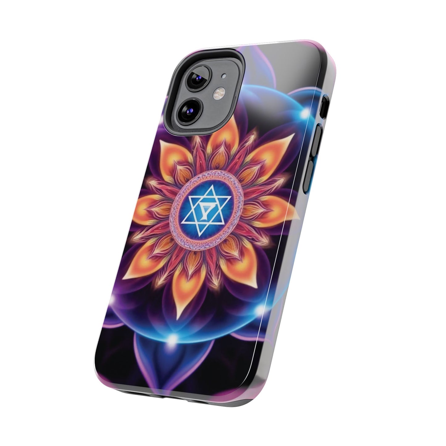 Bohemian Mandala Tough Phone Case | Vibrant Art Design, Protective Cover, Gift for Her, Spiritual Decor, Trendy Phone Accessory