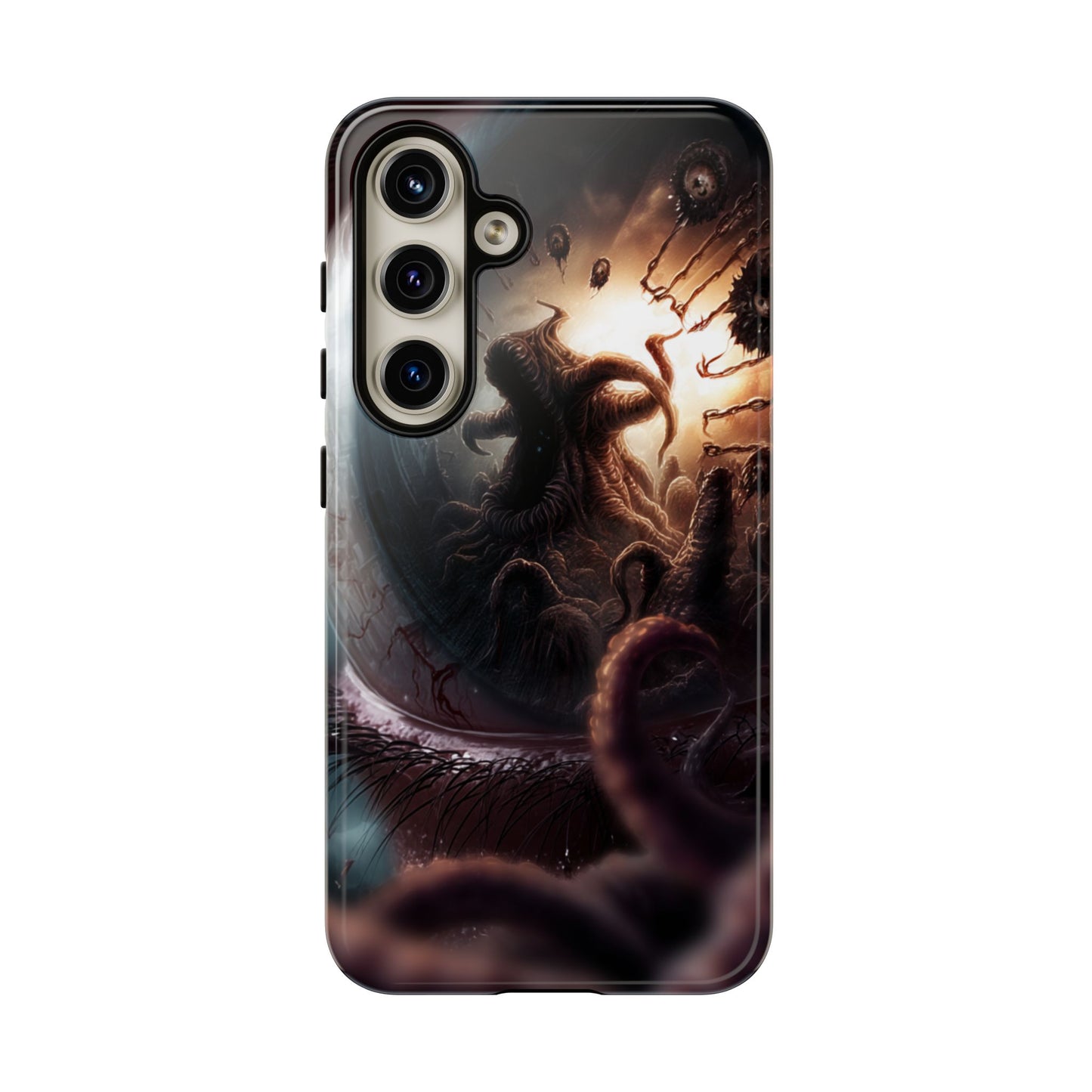 Phone Case: Cosmic Horror Design, Tough Phone Case, Unique Tech Accessory, Gifts for Sci-Fi Lovers, Halloween Decor