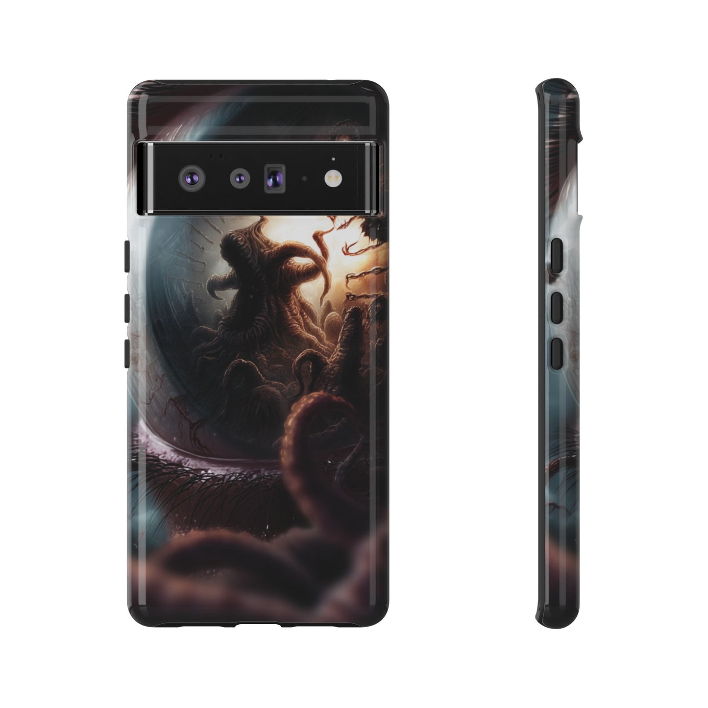 Phone Case: Cosmic Horror Design, Tough Phone Case, Unique Tech Accessory, Gifts for Sci-Fi Lovers, Halloween Decor