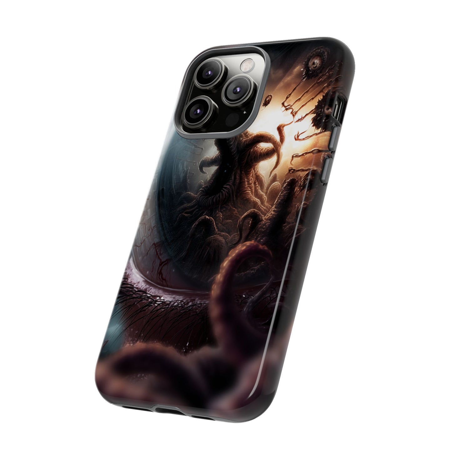 Phone Case: Cosmic Horror Design, Tough Phone Case, Unique Tech Accessory, Gifts for Sci-Fi Lovers, Halloween Decor