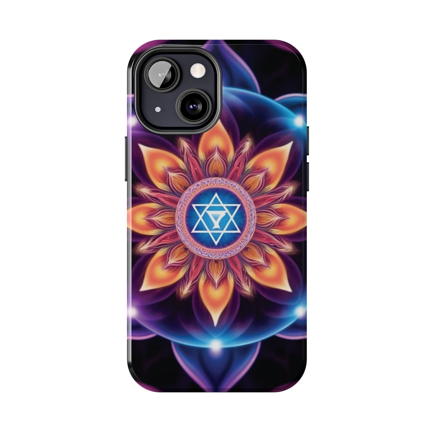 Bohemian Mandala Tough Phone Case | Vibrant Art Design, Protective Cover, Gift for Her, Spiritual Decor, Trendy Phone Accessory