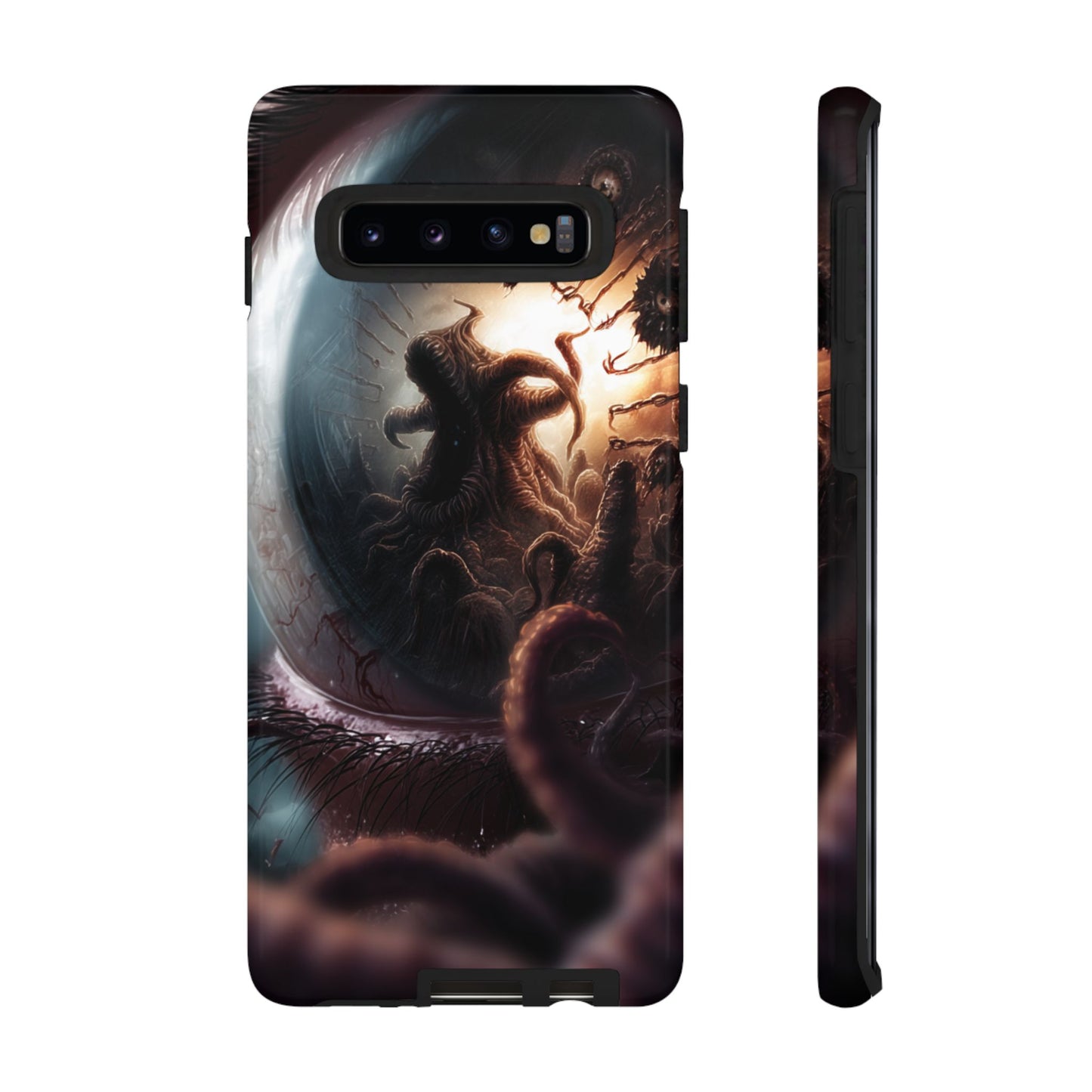 Phone Case: Cosmic Horror Design, Tough Phone Case, Unique Tech Accessory, Gifts for Sci-Fi Lovers, Halloween Decor