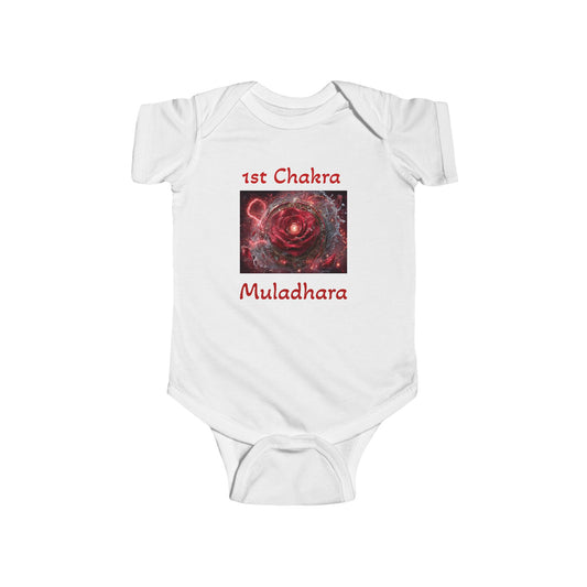 Chakra Infant Bodysuit, New Age Baby Shower Gift, Reiki Energy Healing Baby Outfit, Rainbow Chakra Onesie, Spiritual Baby Clothes, Yoga Baby